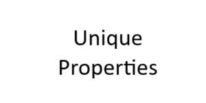 Unique Properties