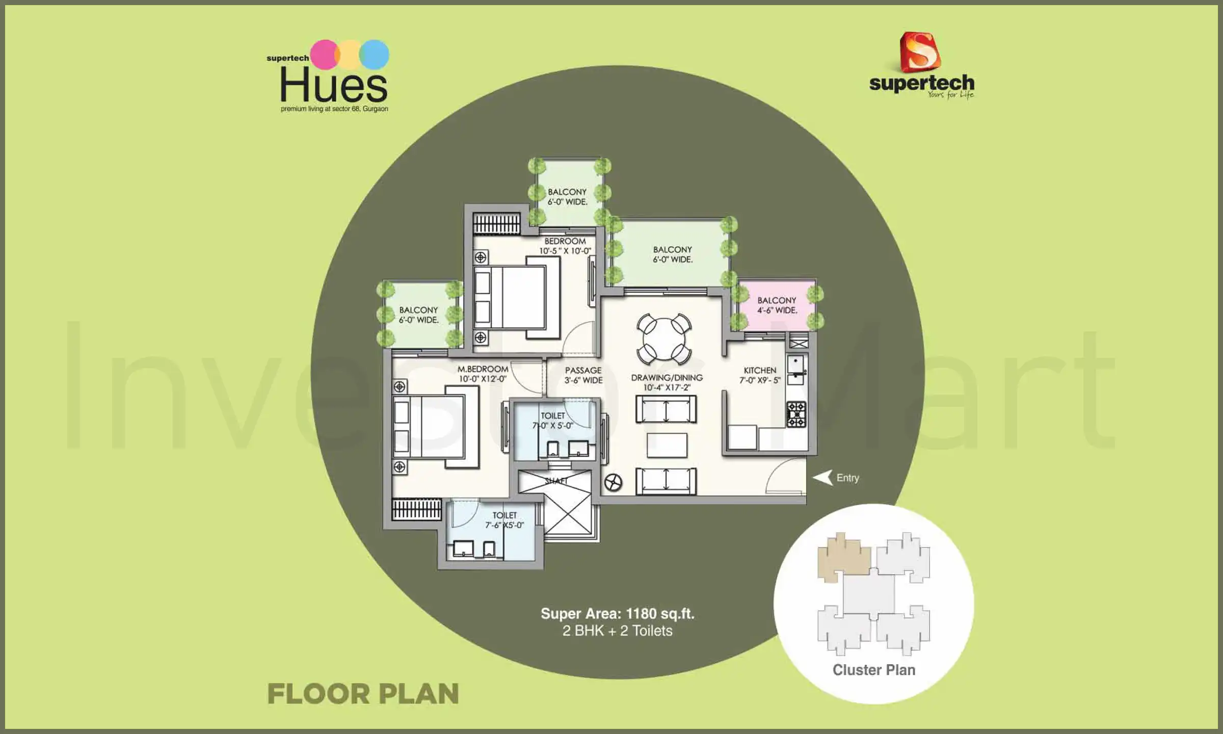 1180 Sqft