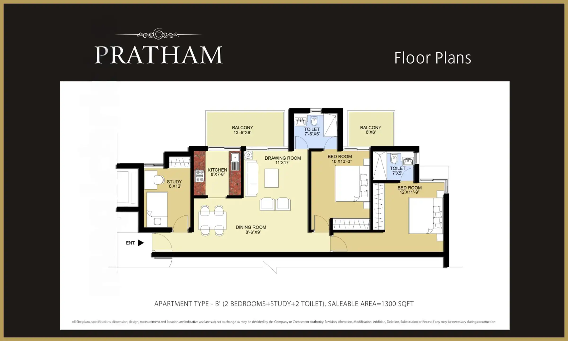 1300 Sqft