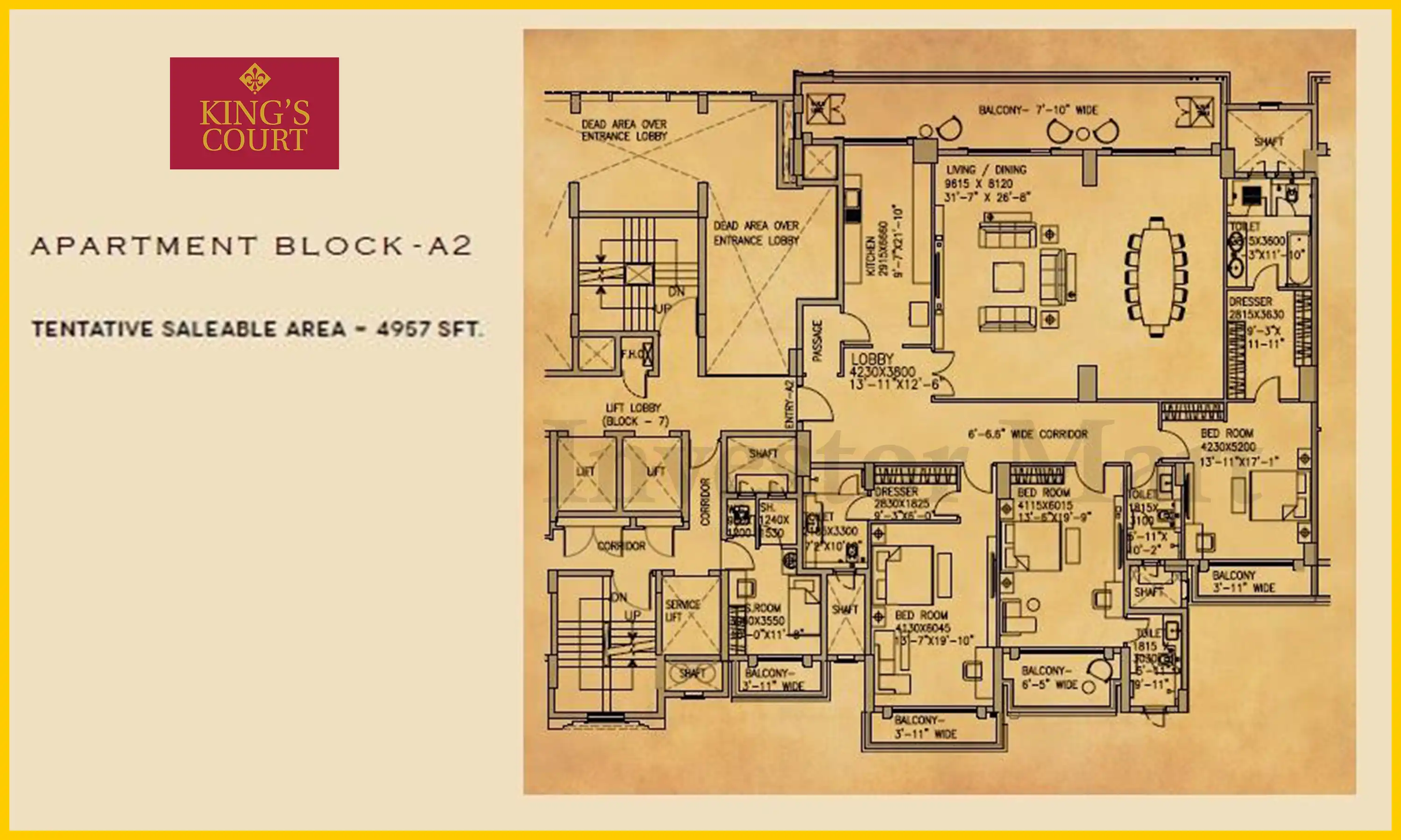 4957 Sqft