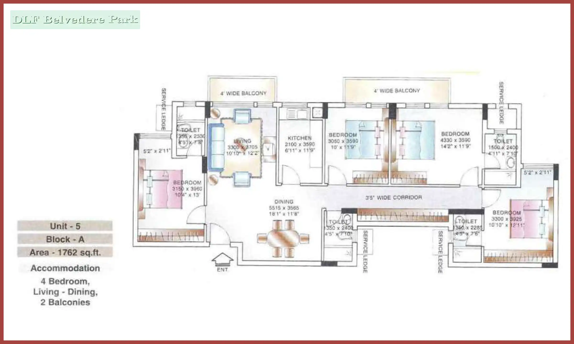 1762 Sqft