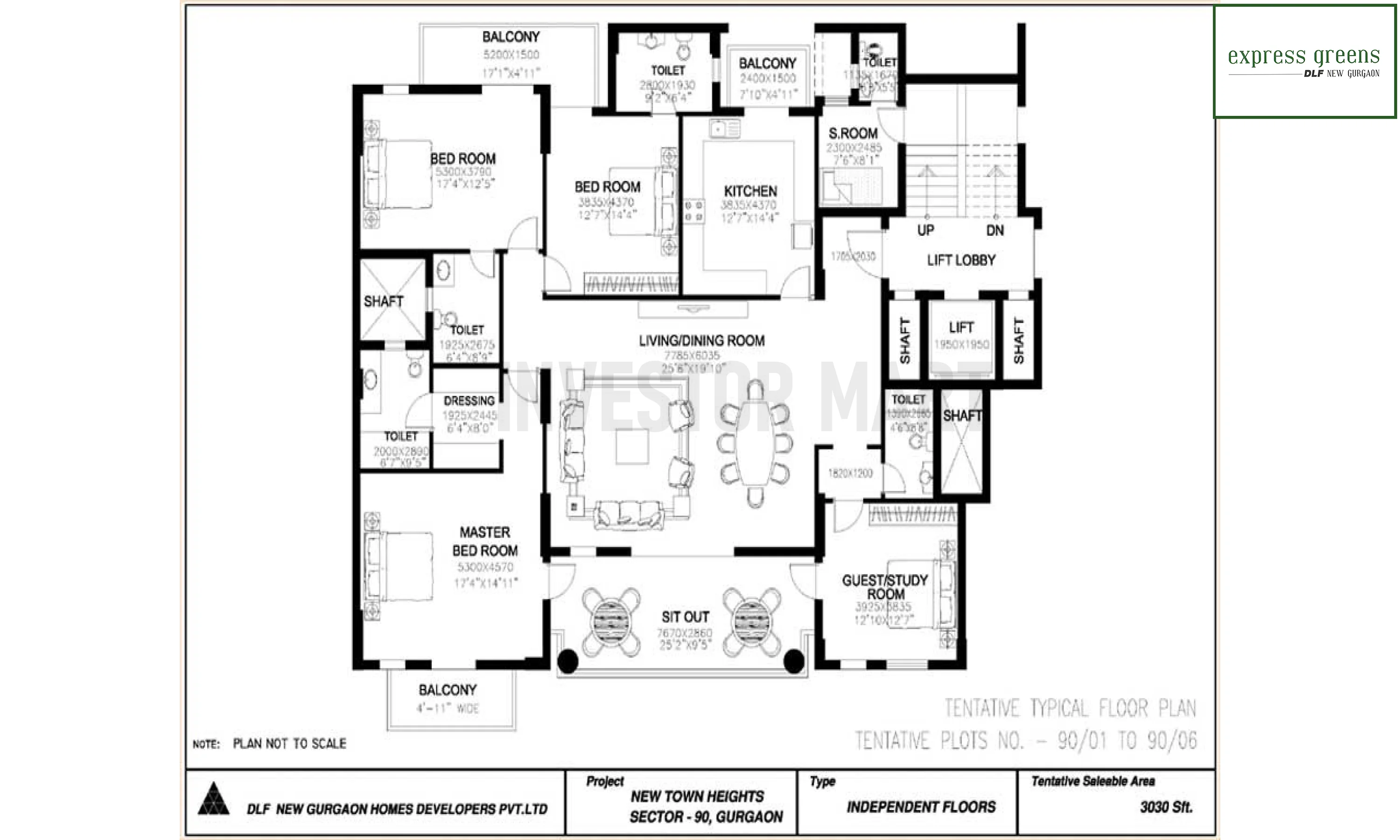 3030 Sqft