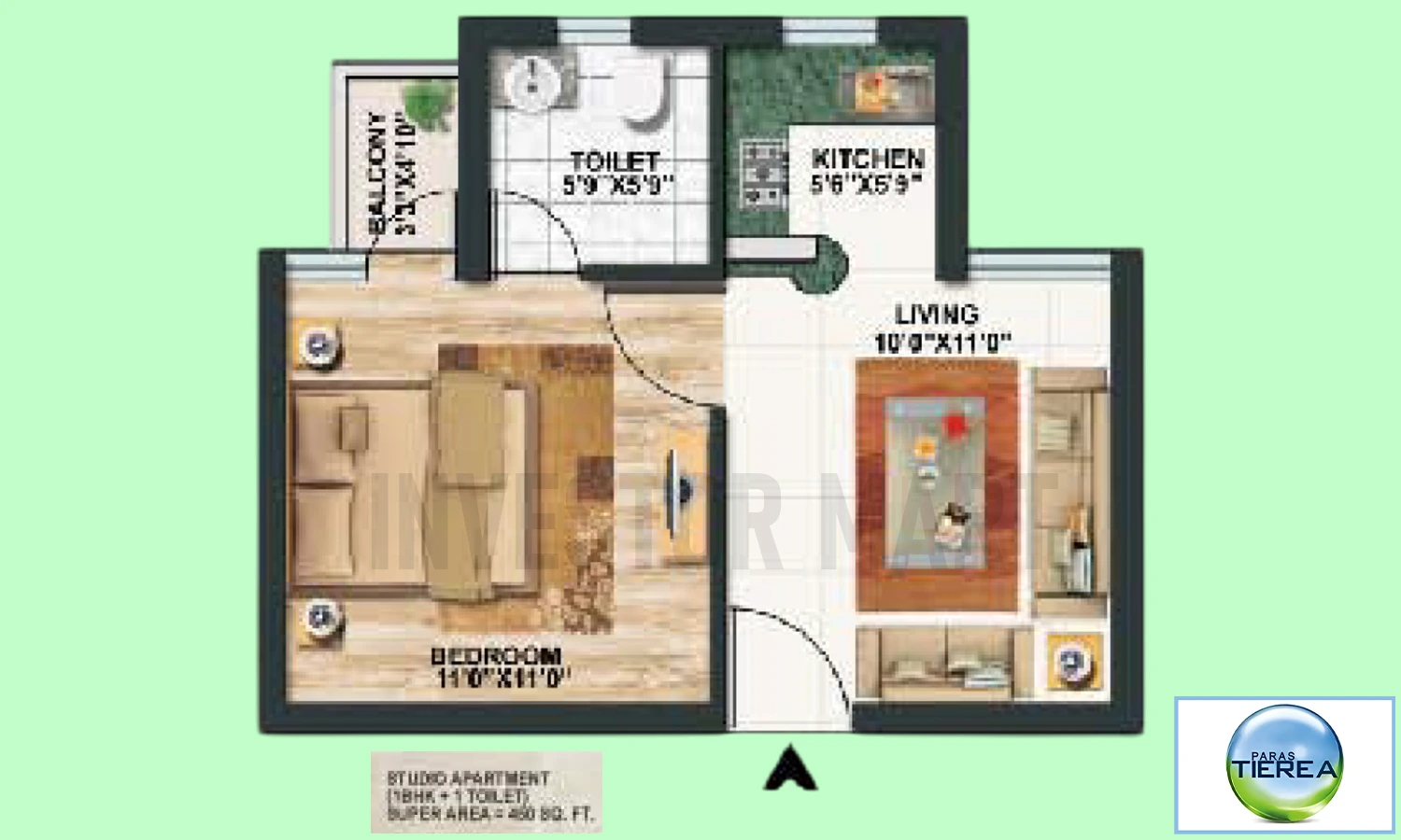 480 Sqft