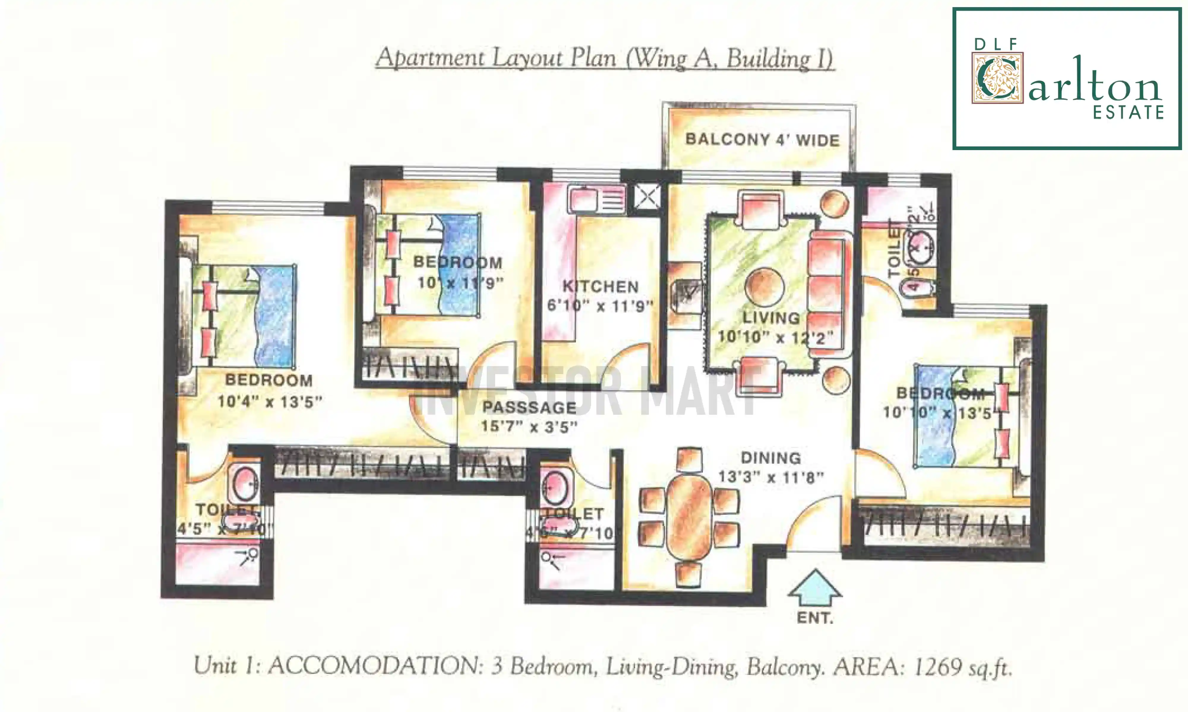 1269 Sqft