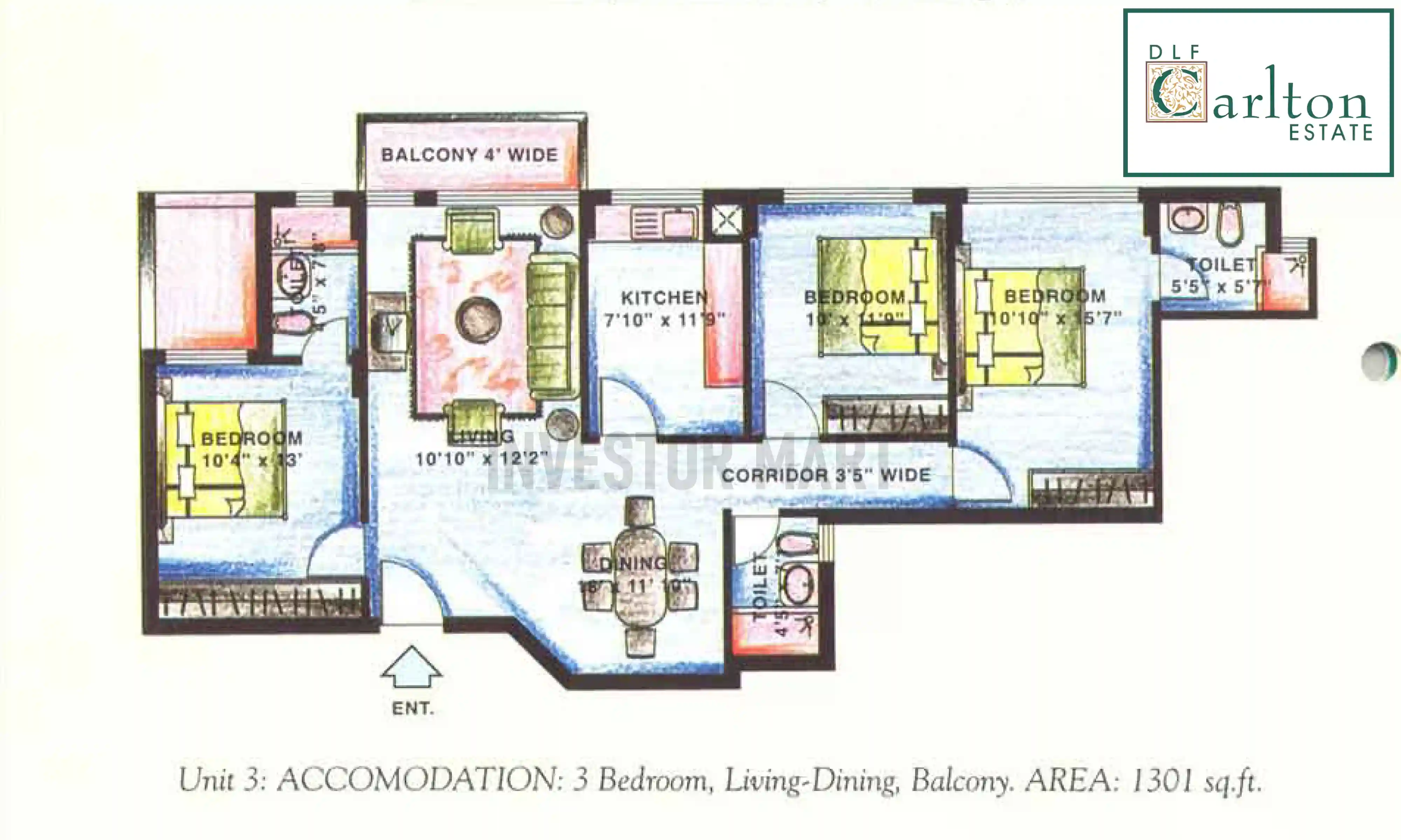 1301 Sqft