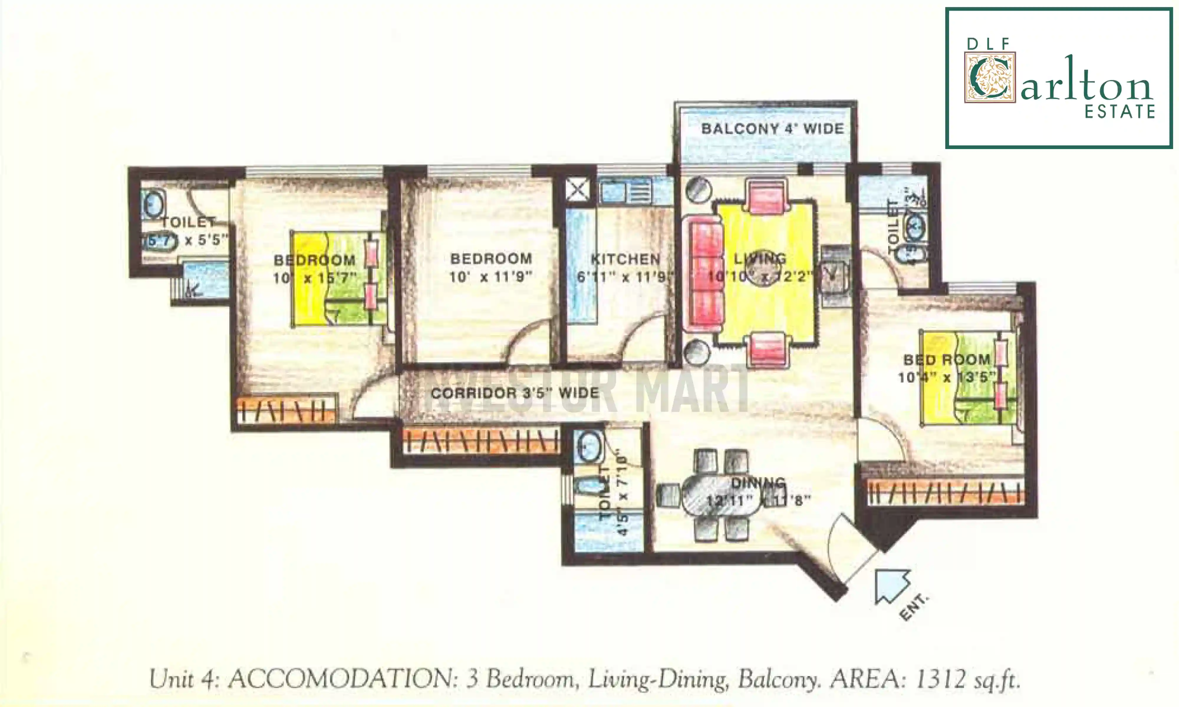 1312 Sqft