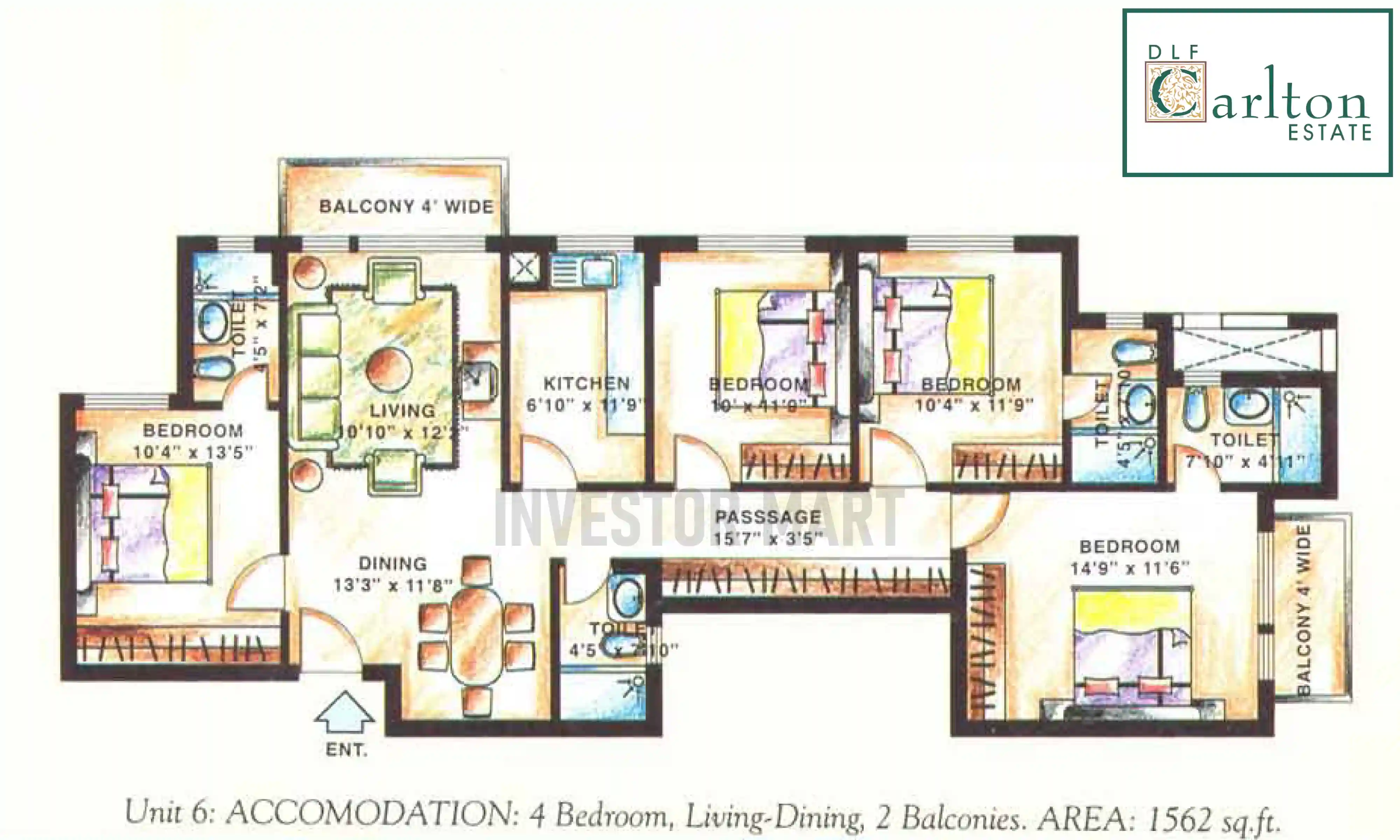 1562 Sqft