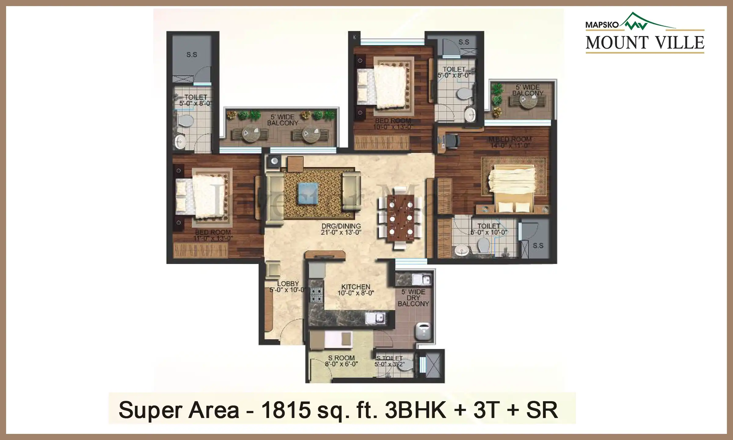 1815 Sqft