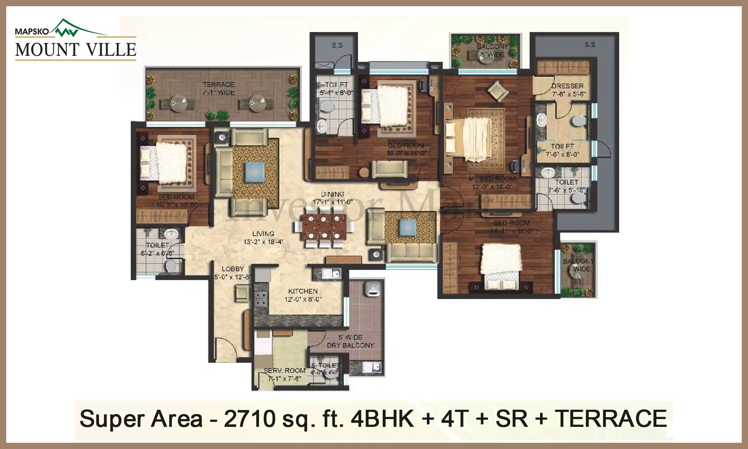 2710 Sqft