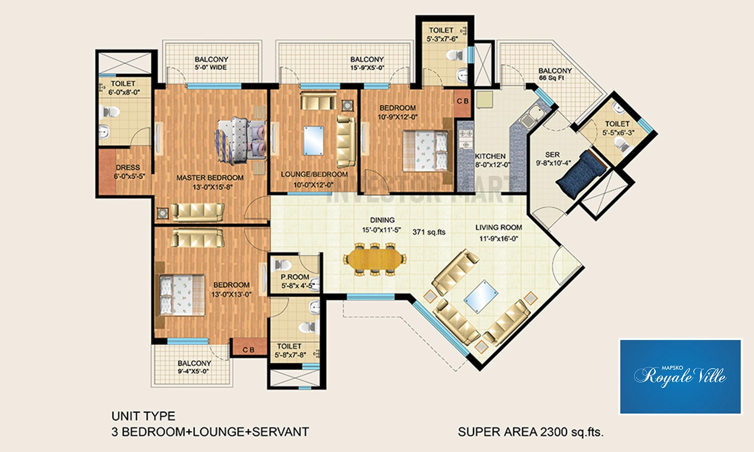 2300 Sqft