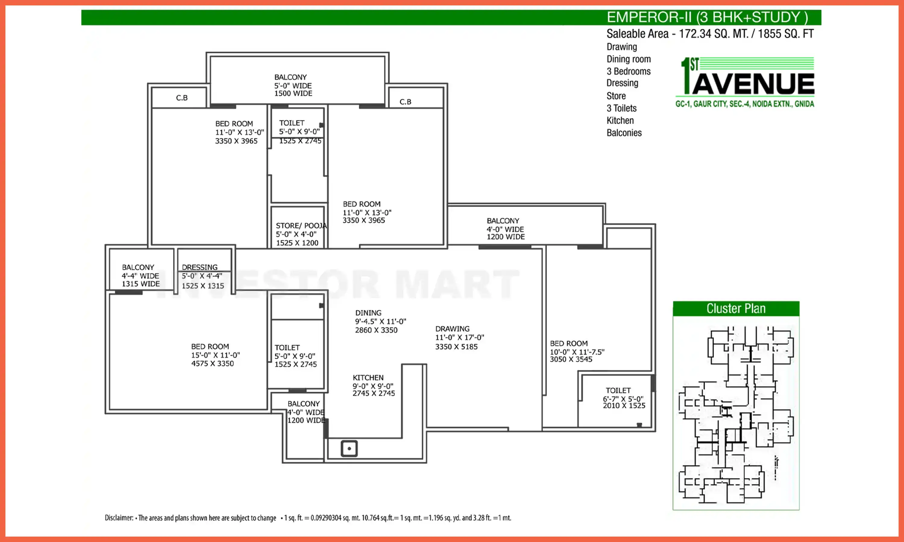 1855 Sqft