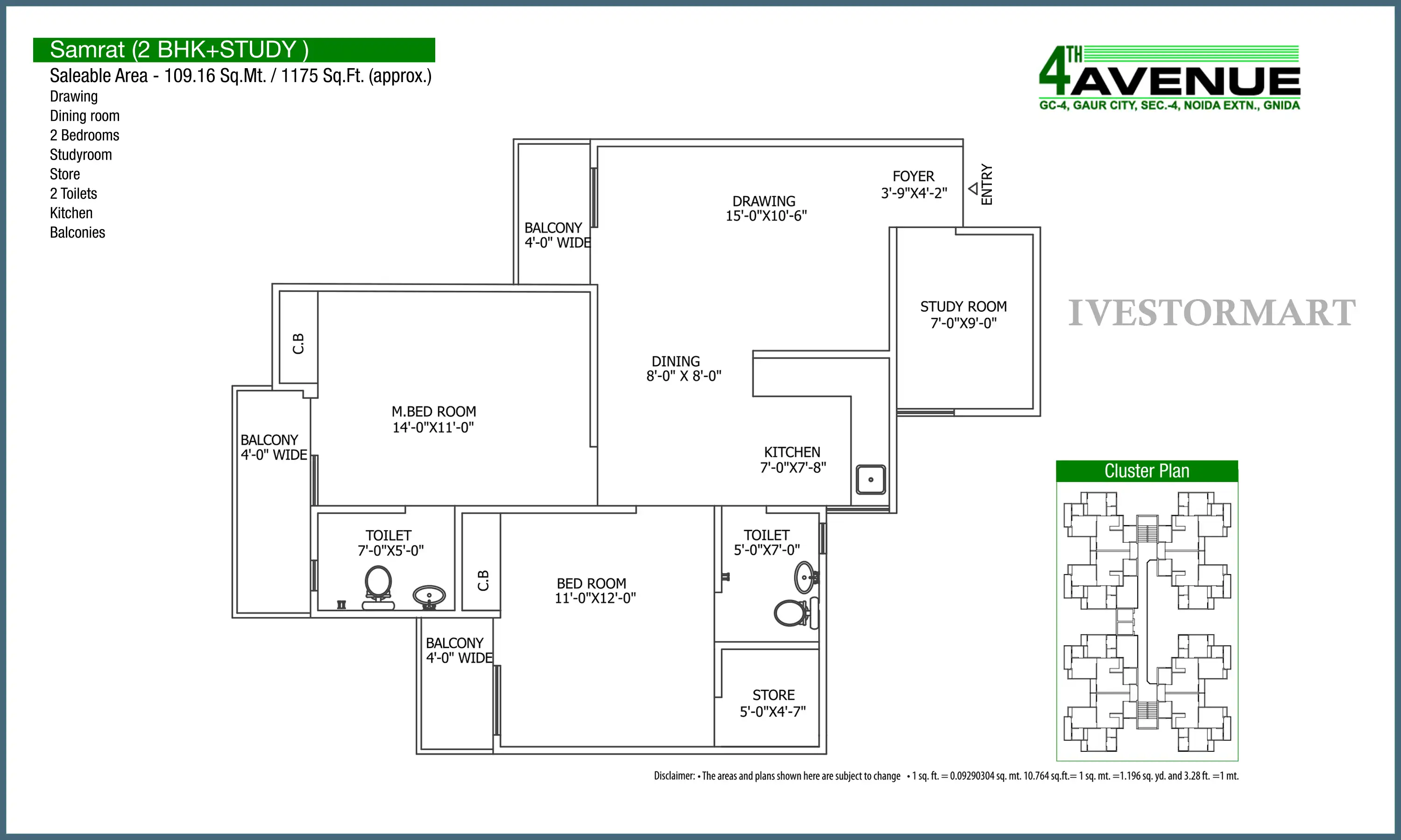 1175 Sqft