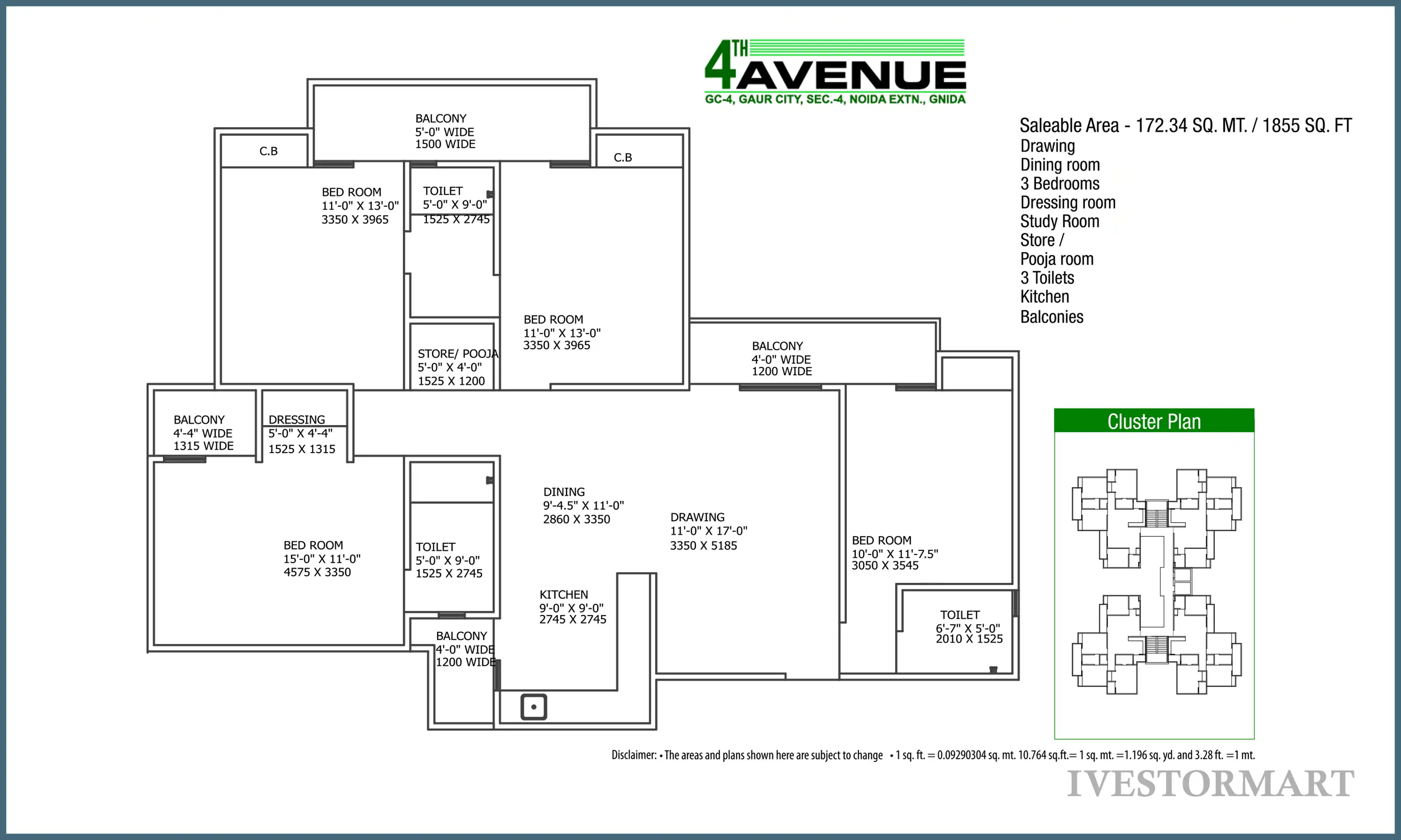 1855 Sqft