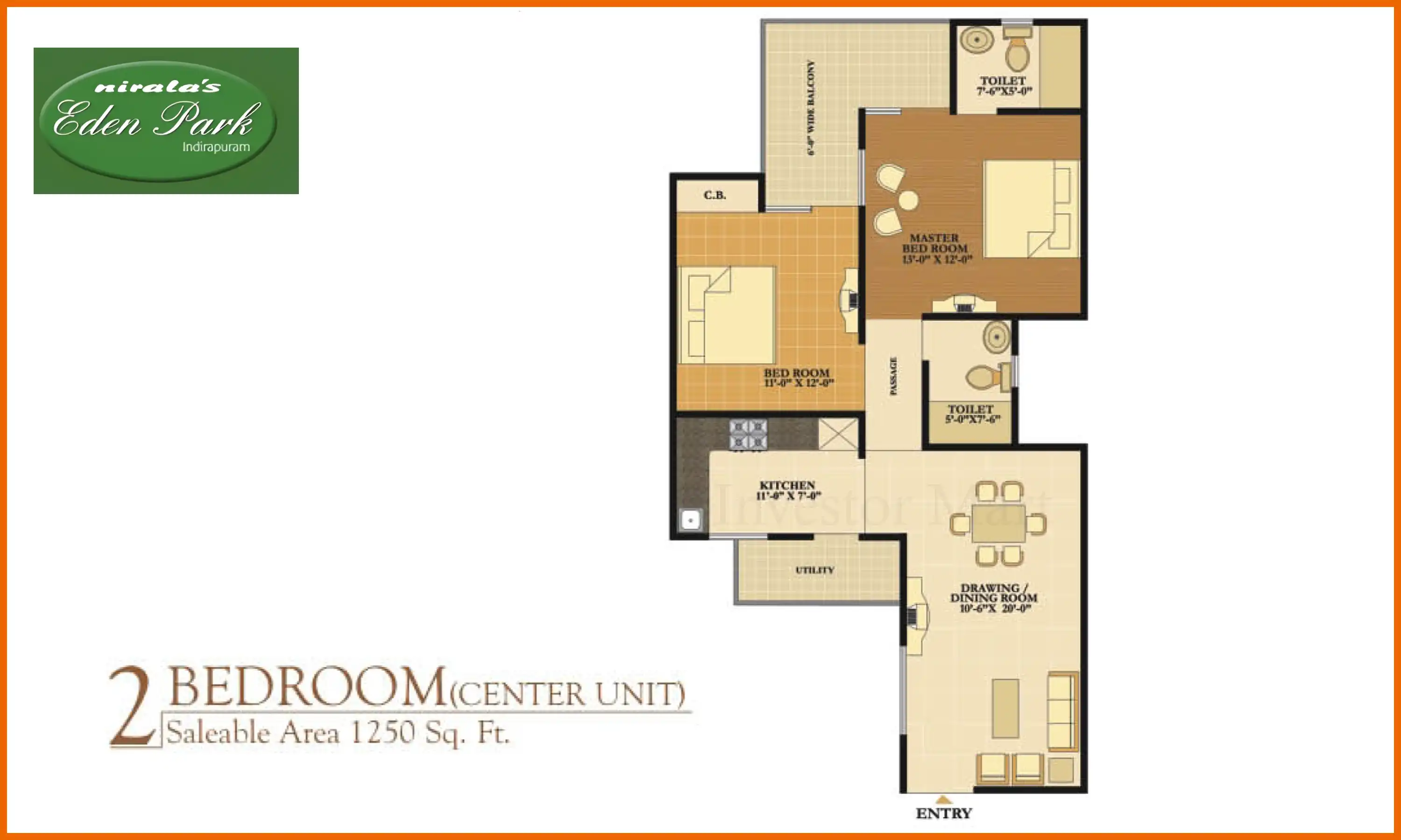 1250 Sqft