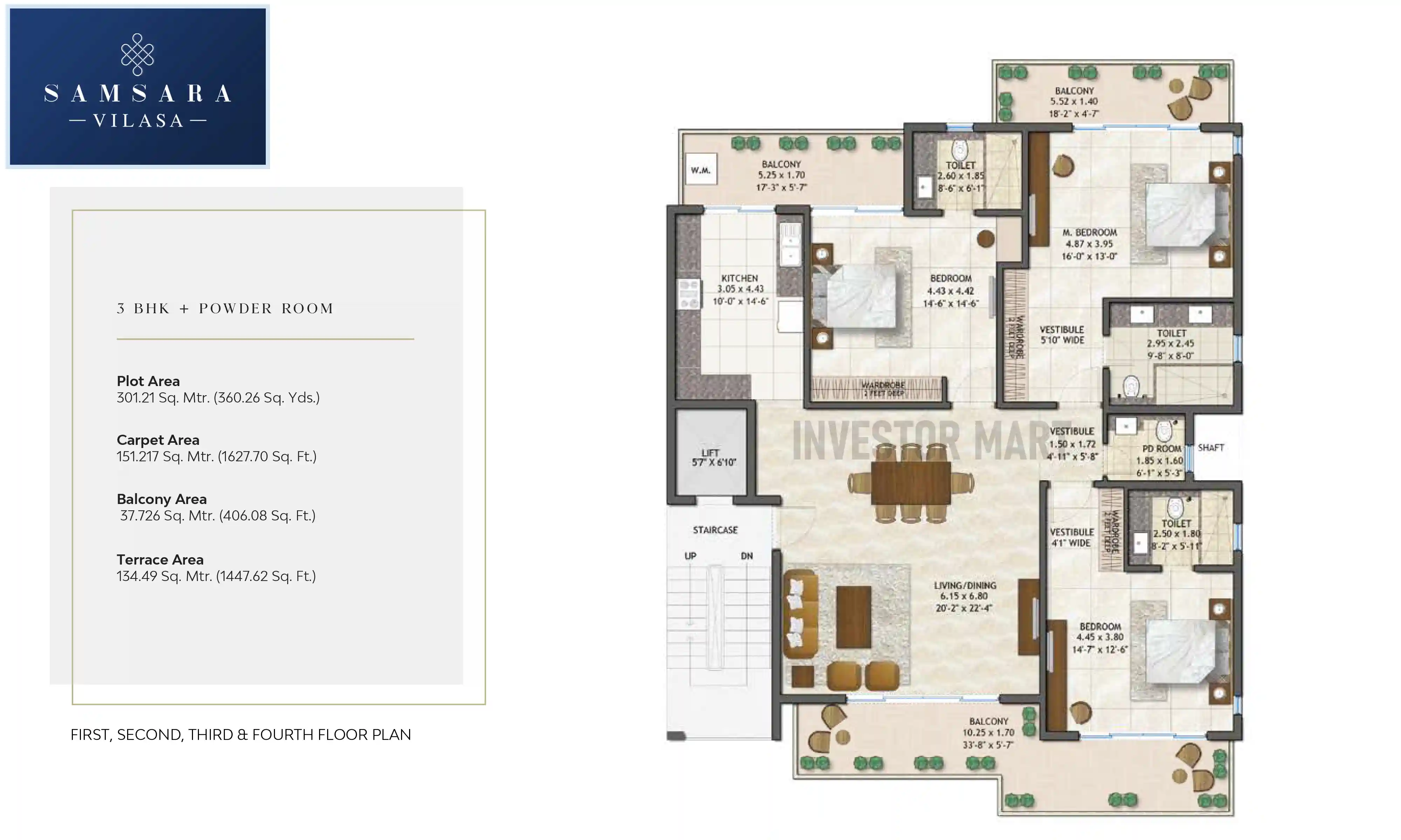 301 Sqft