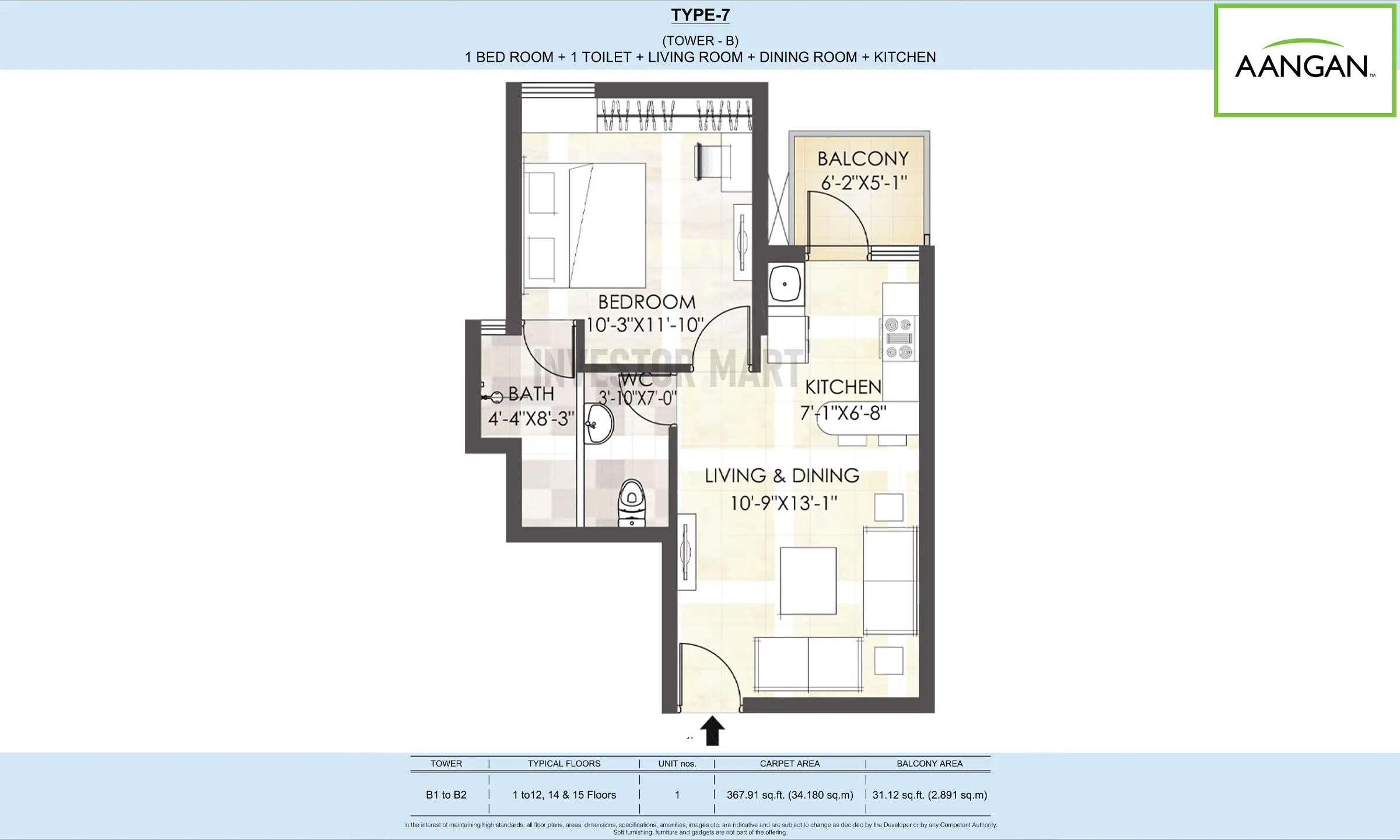 367 Sqft