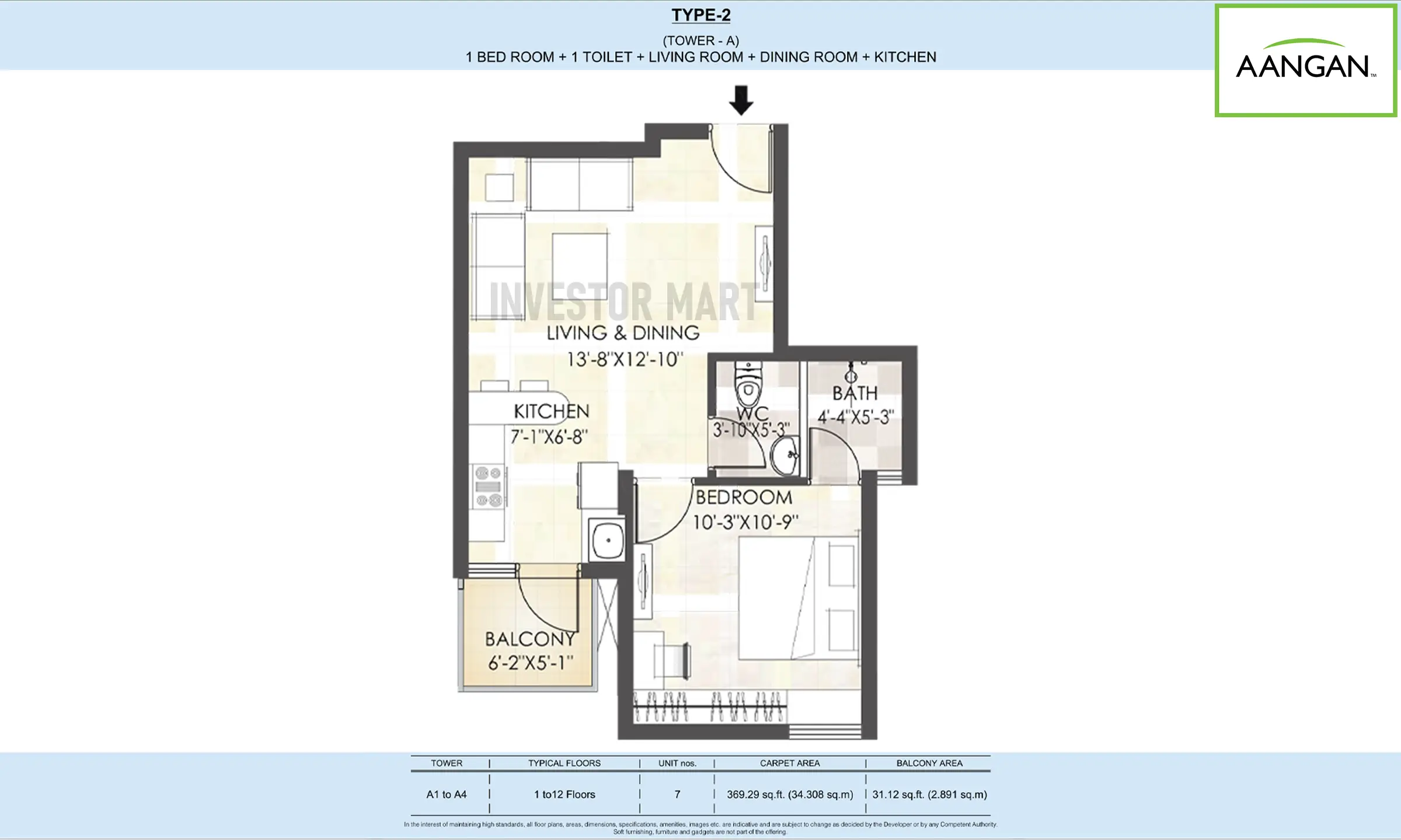 369 Sqft