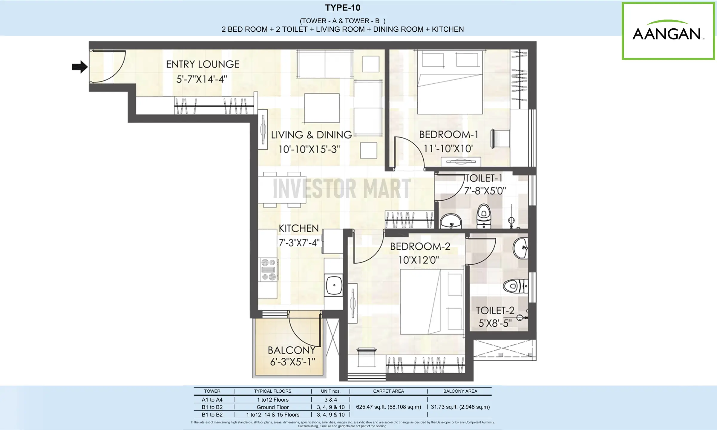 625 Sqft