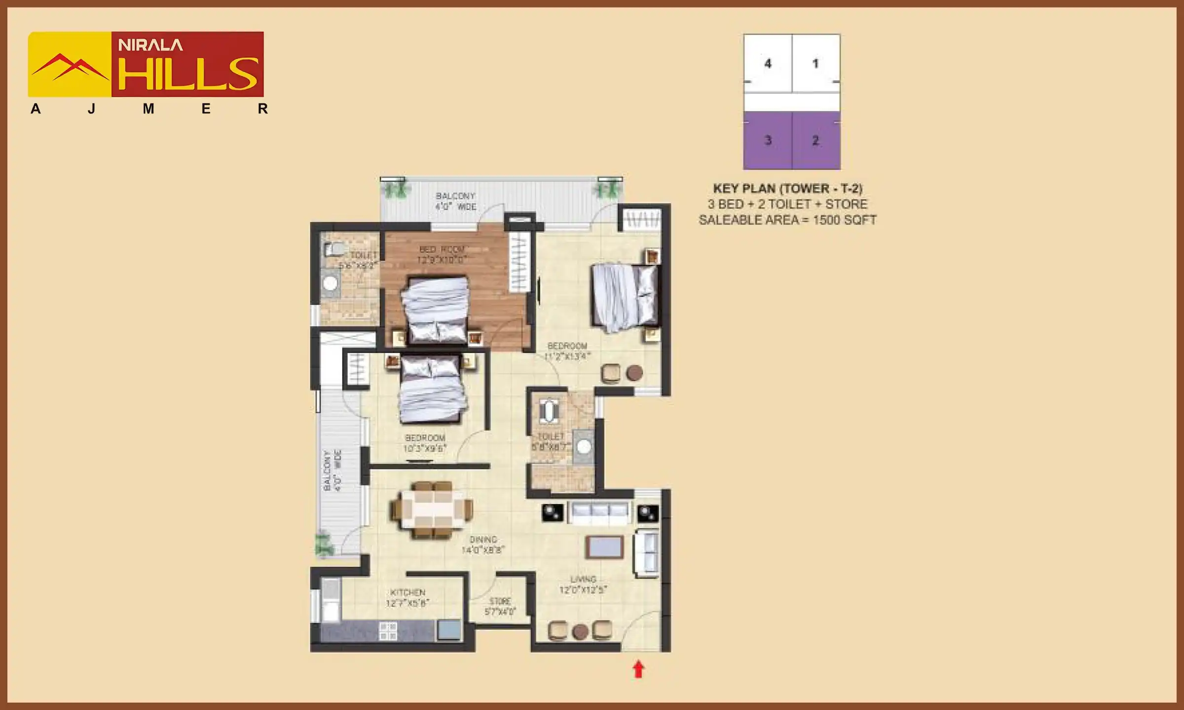 1500 Sqft