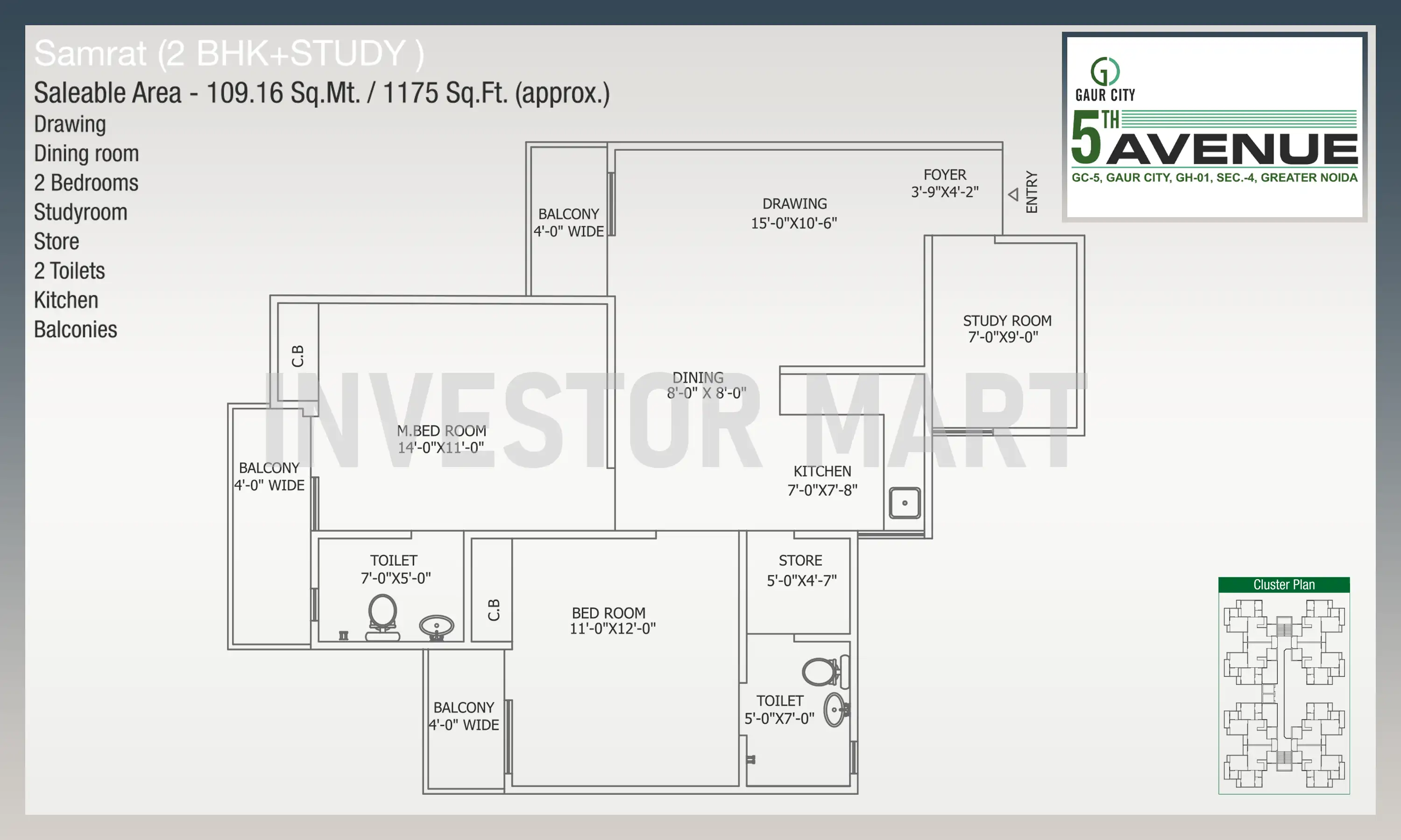 1175 Sqft