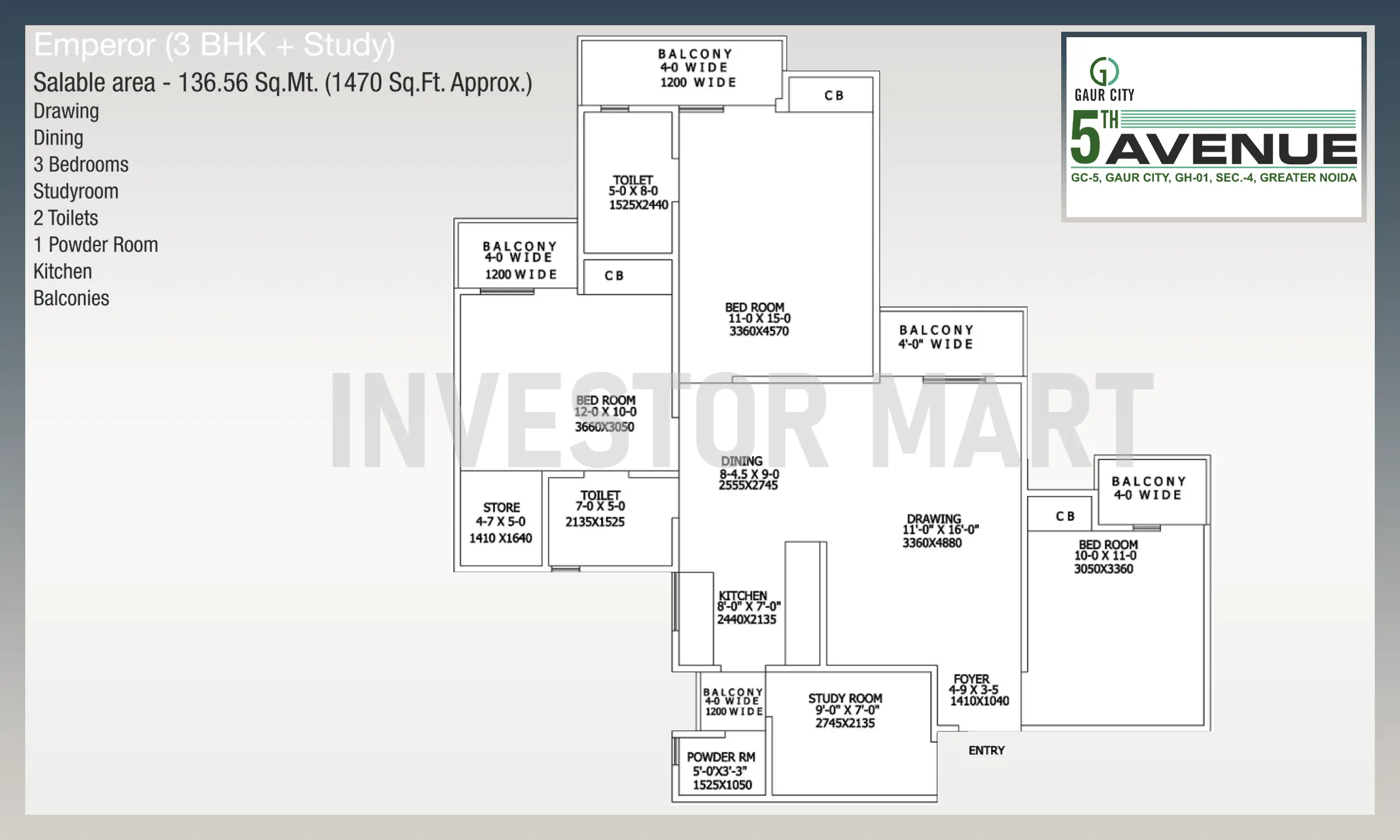 1470 Sqft