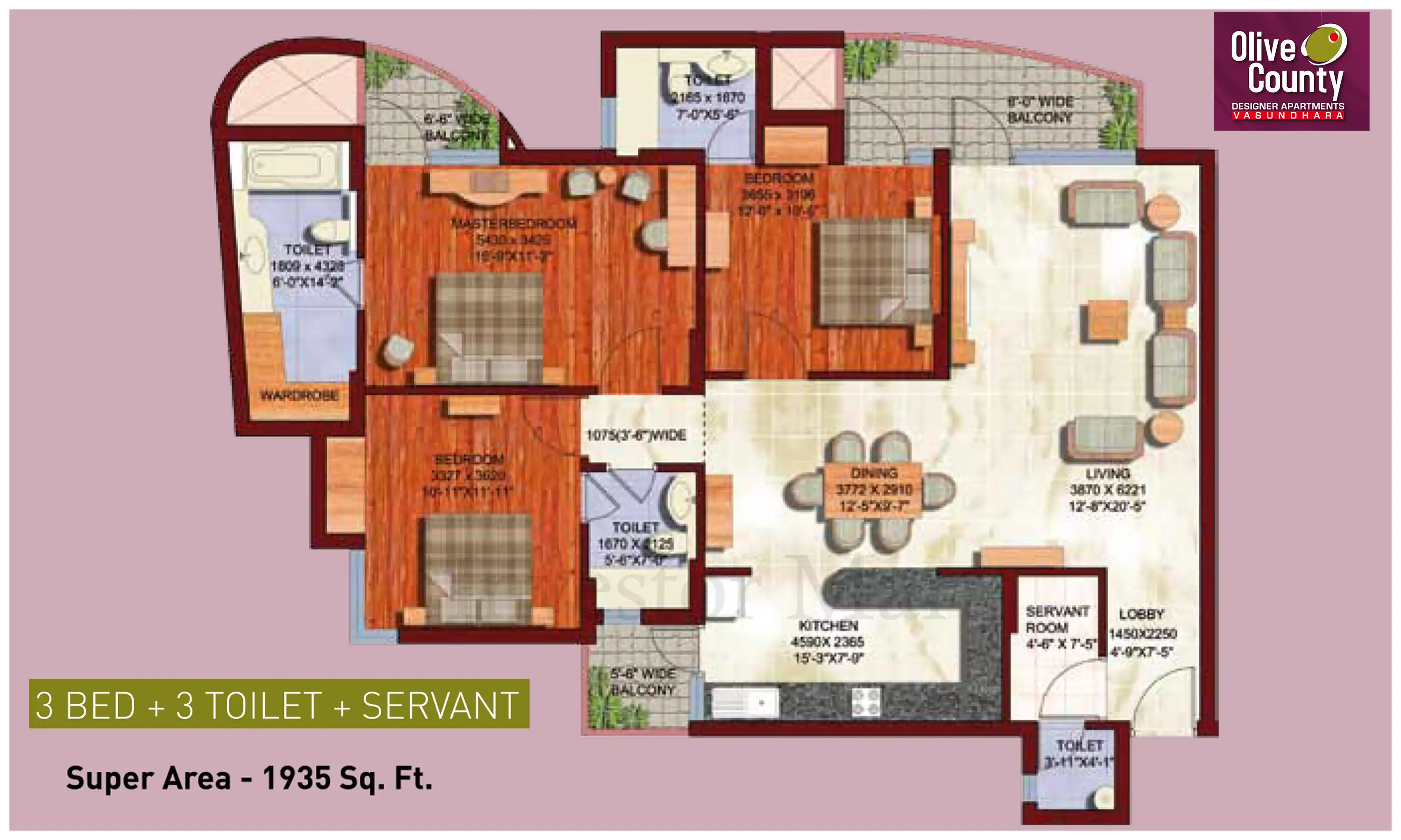 1935 Sqft