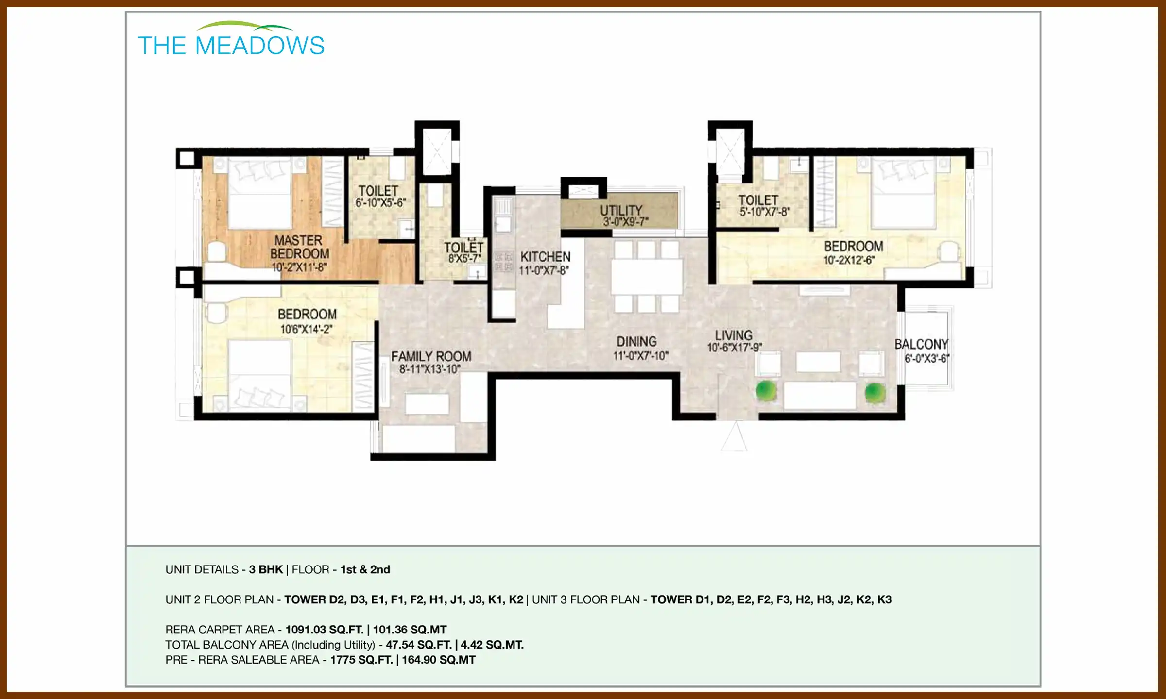 1775 Sqft