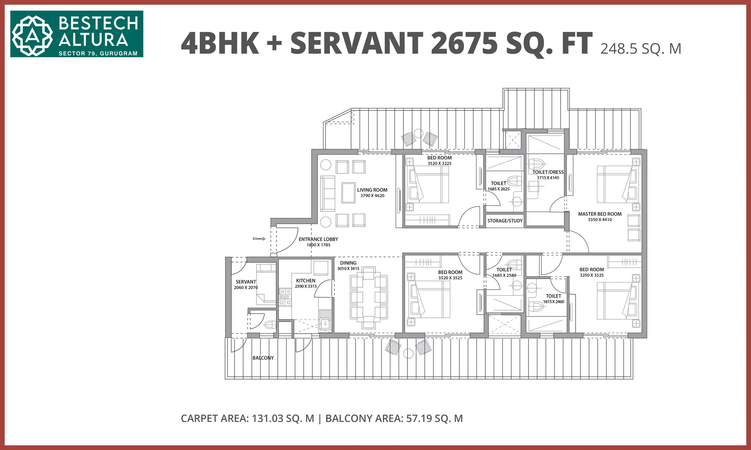 2675 Sqft