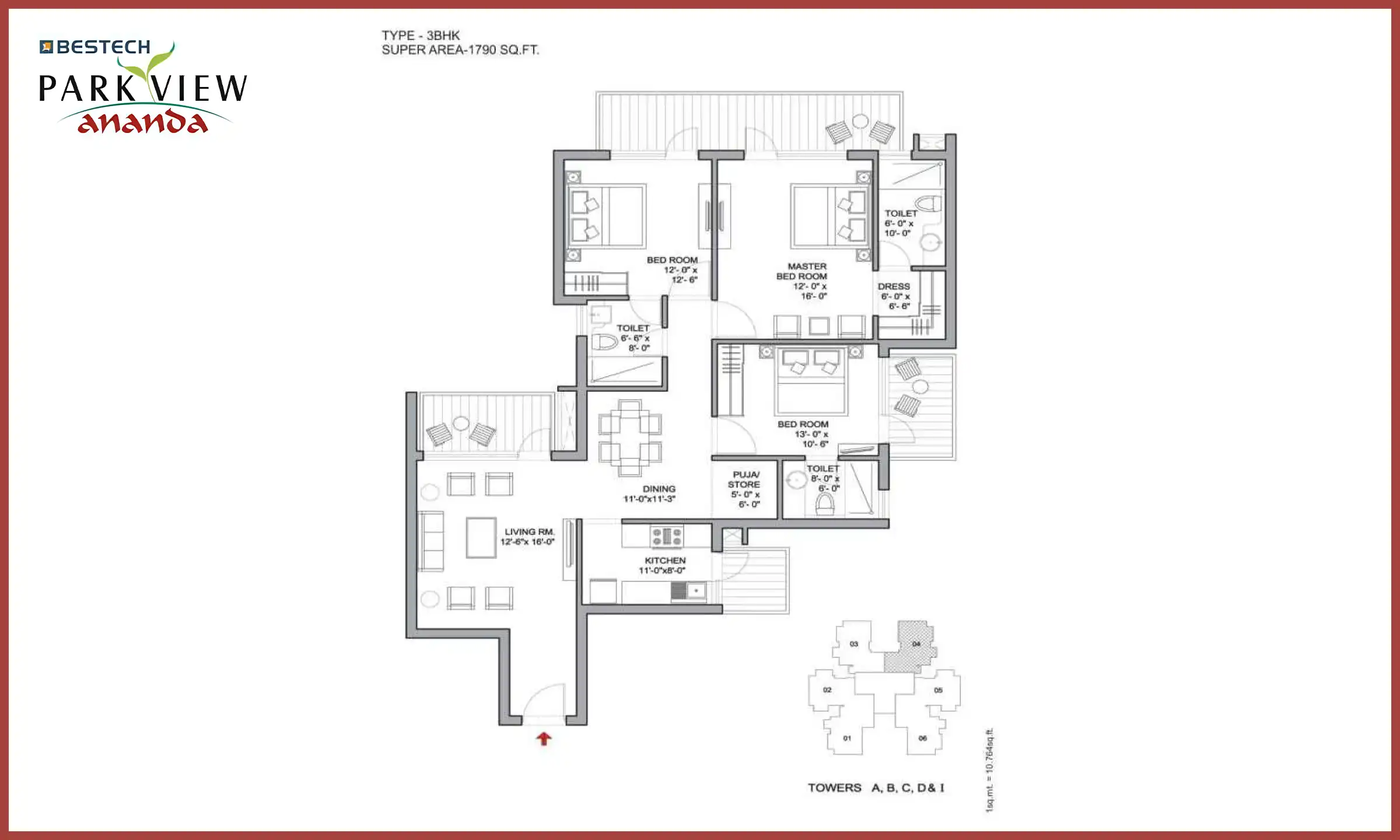 1790 Sqft