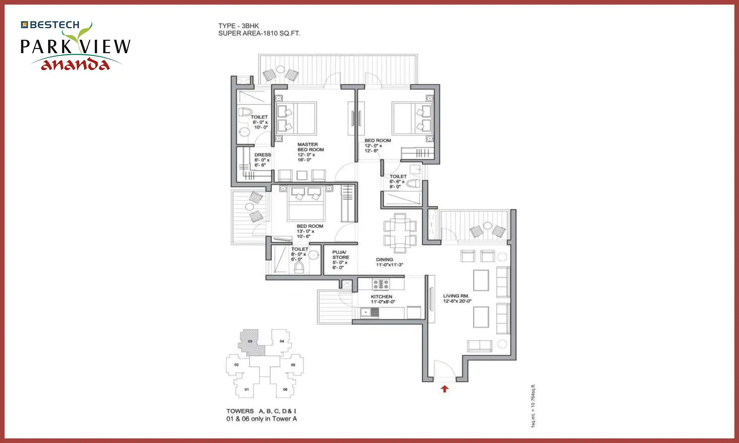 1810 Sqft