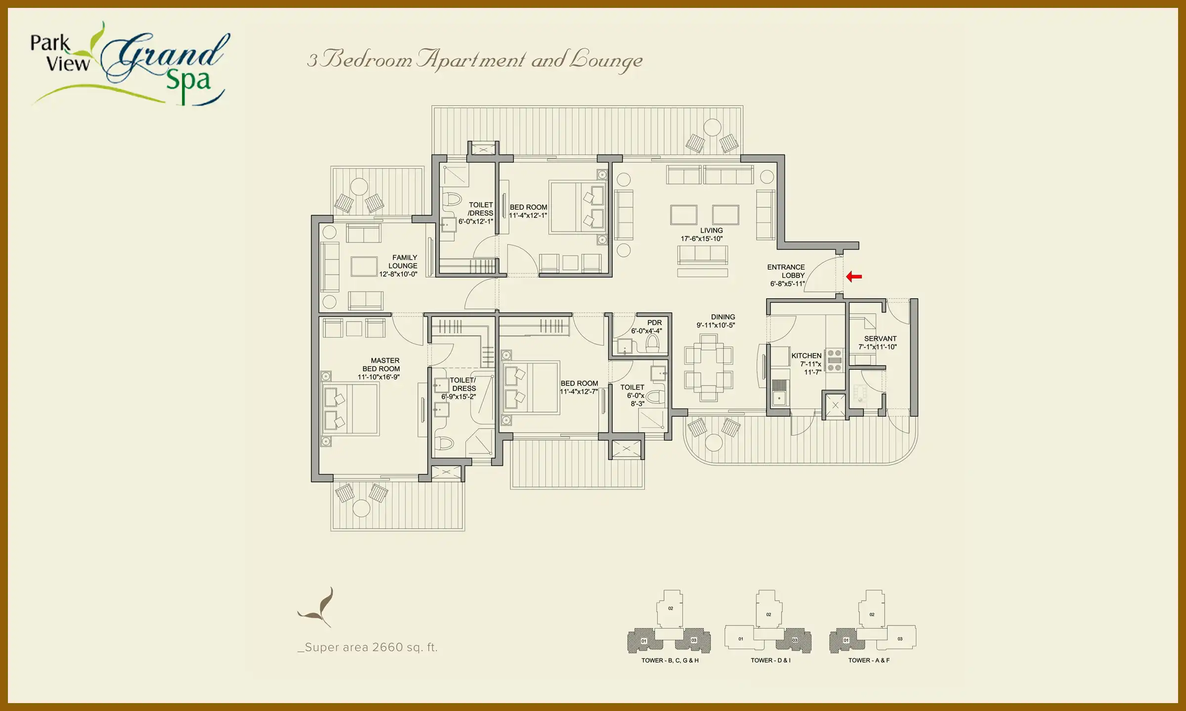 2660 Sqft