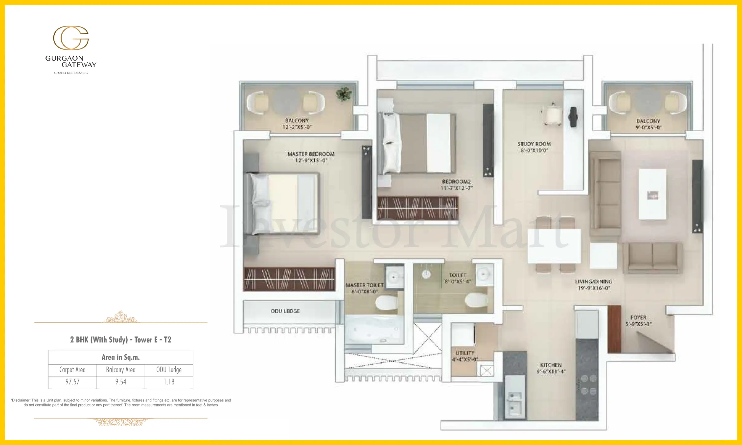 1050 Sqft