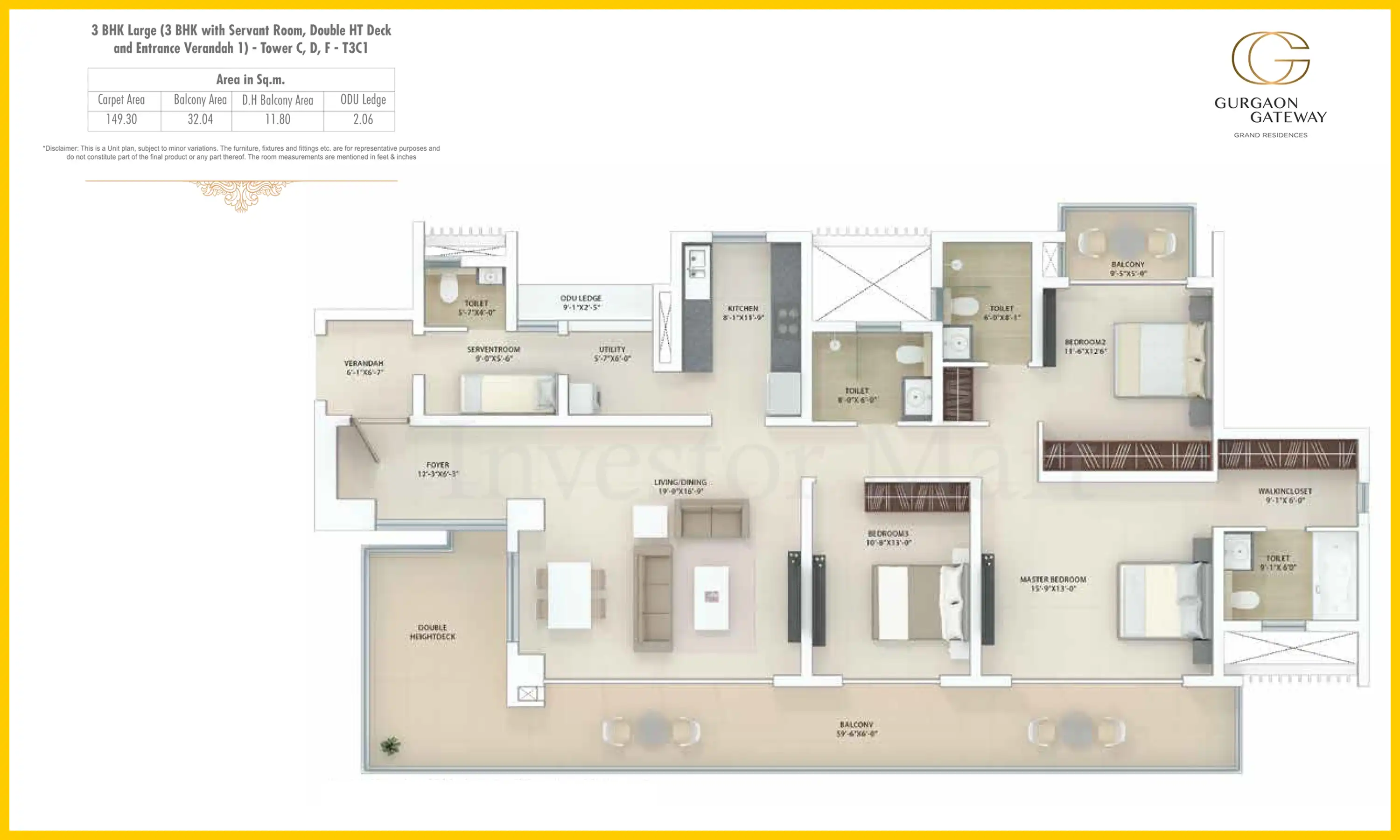 1607 Sqft