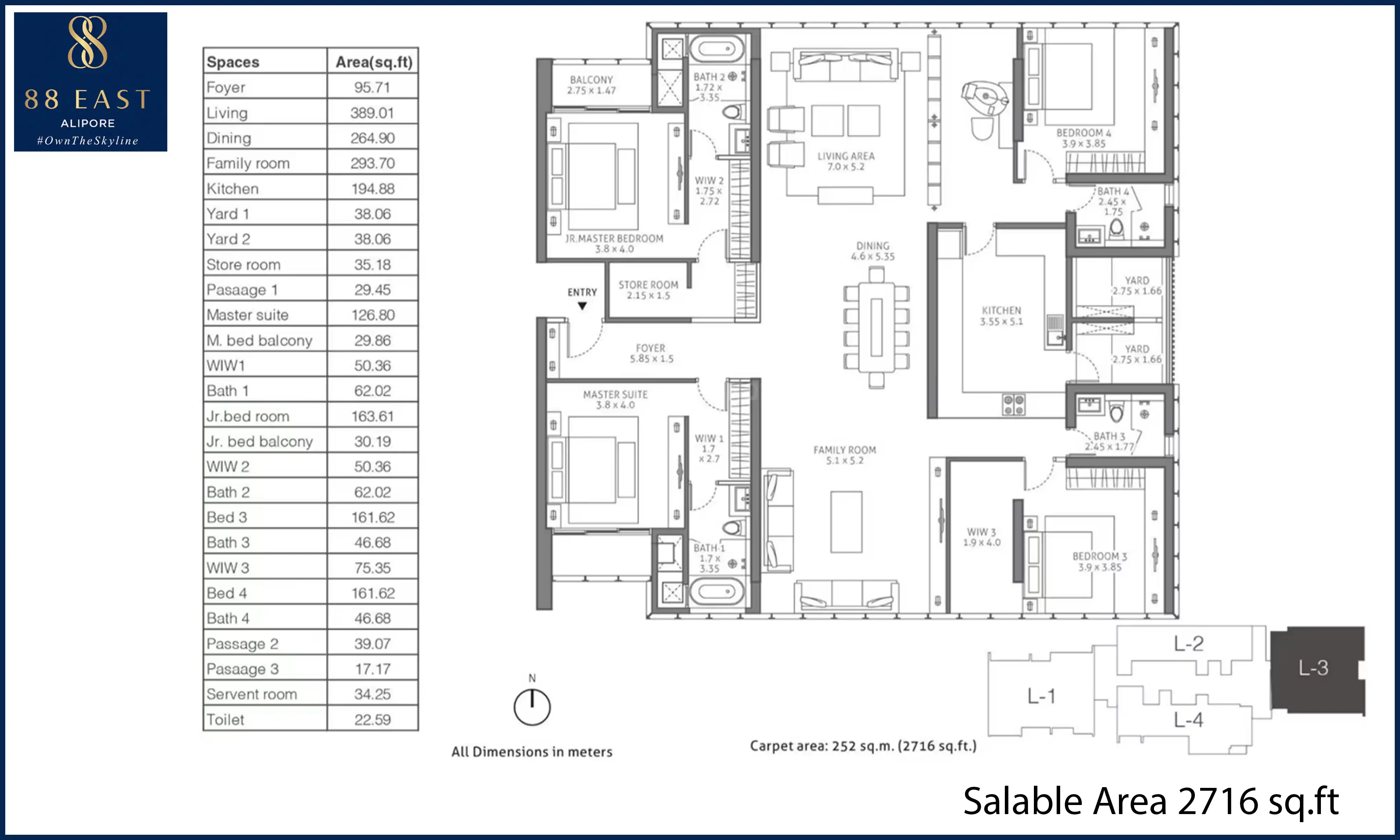 2716 Sqft