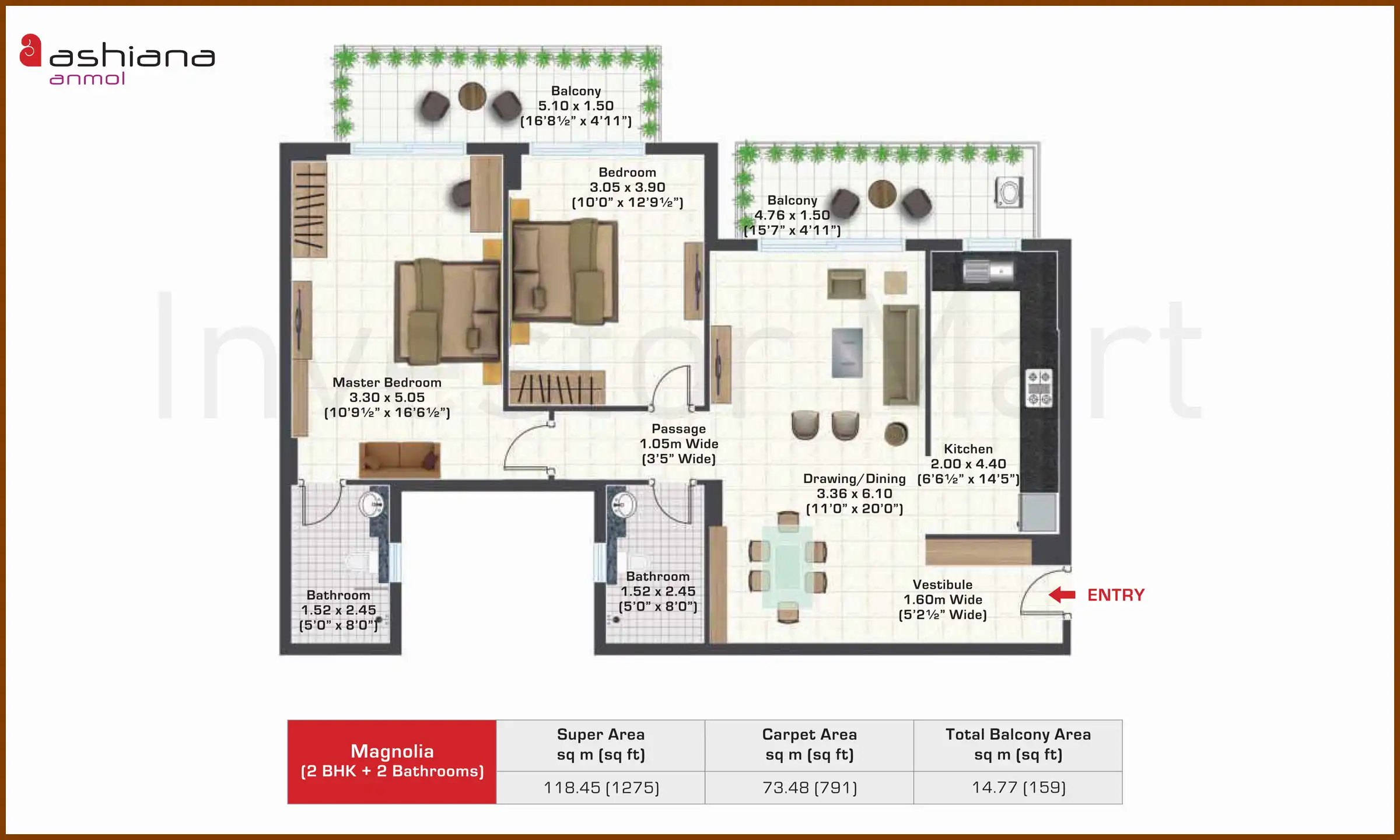 1275 Sqft