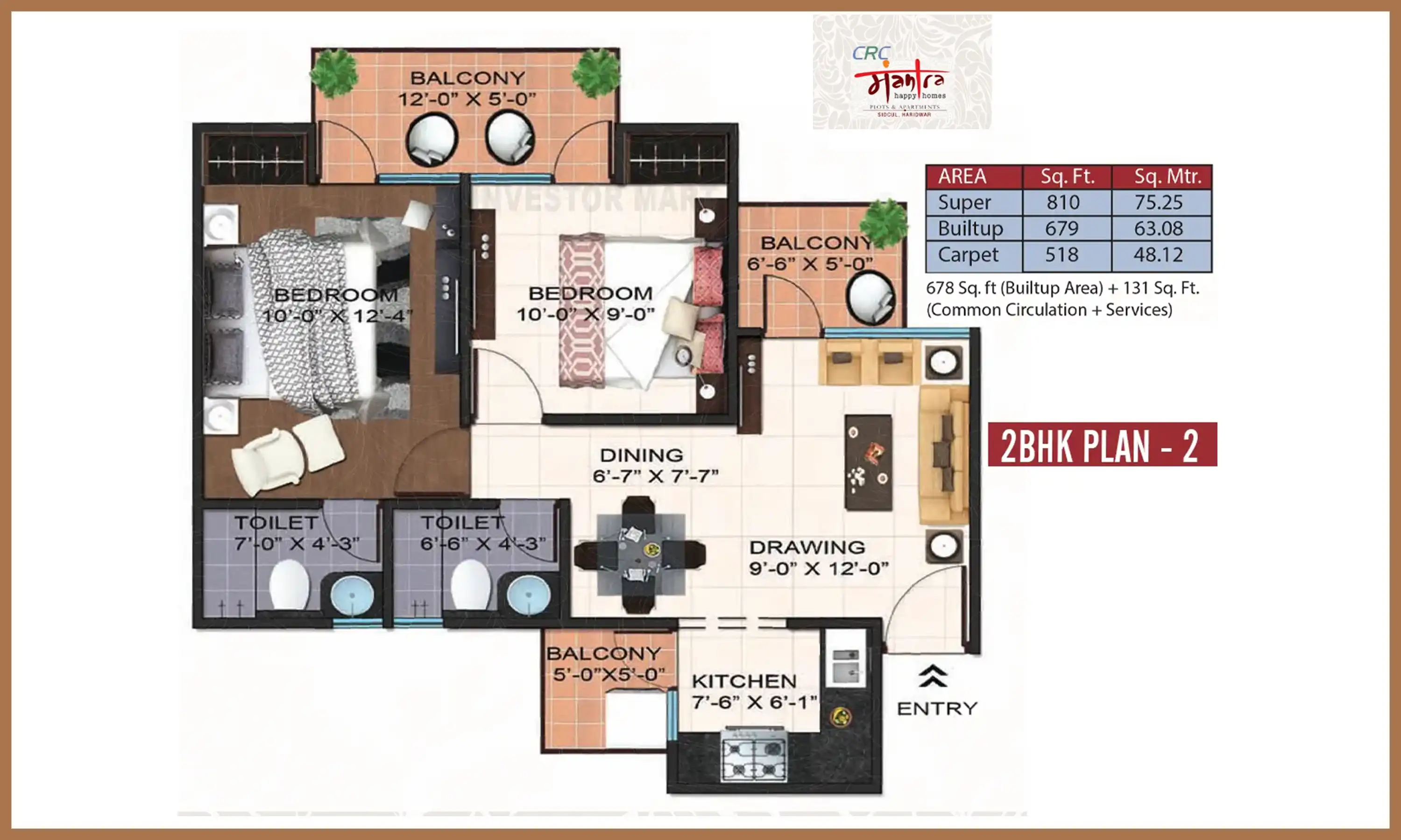 810 Sqft