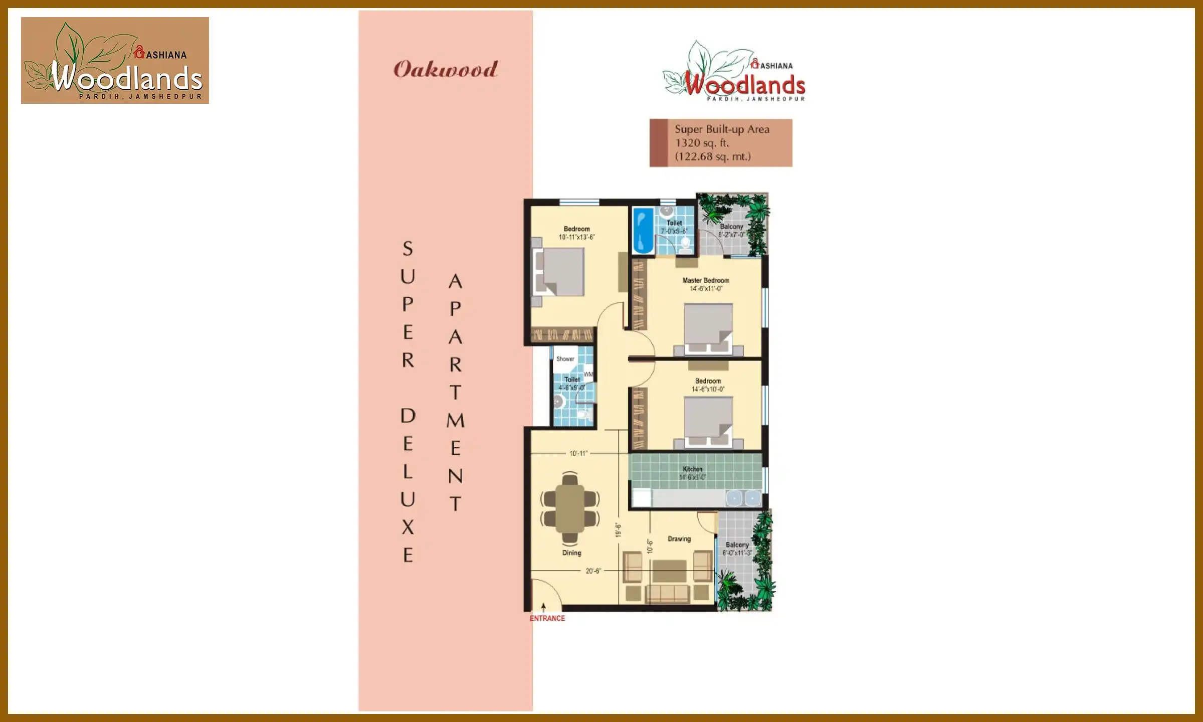 1320 Sqft