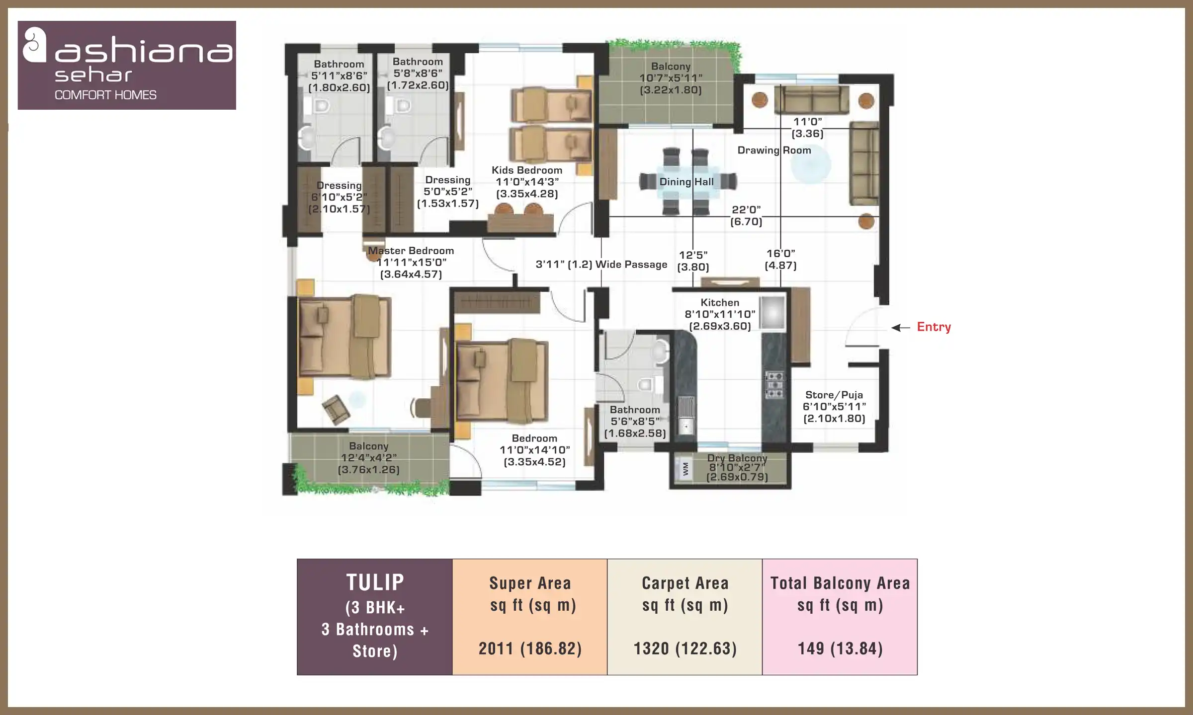 2011 Sqft