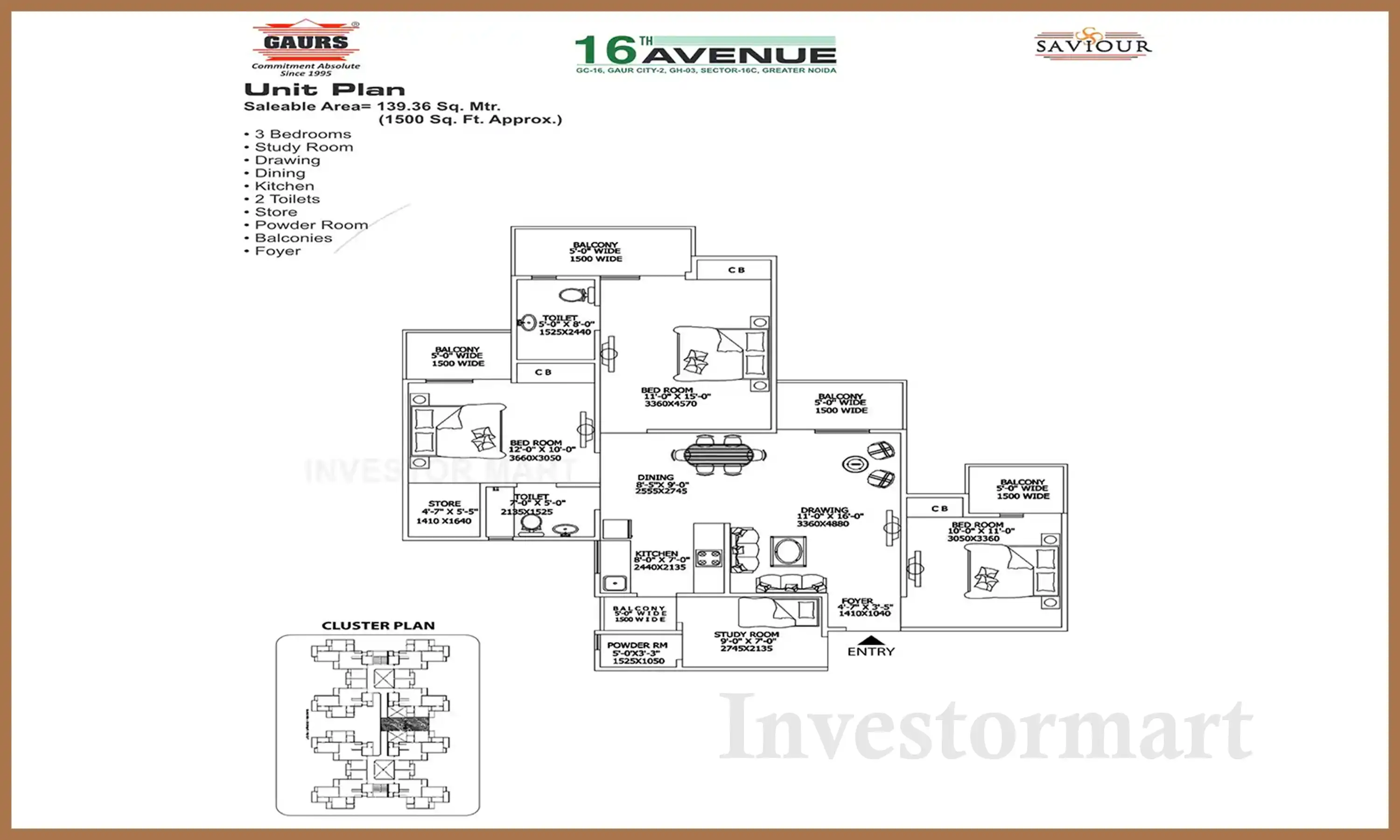 1500 Sqft