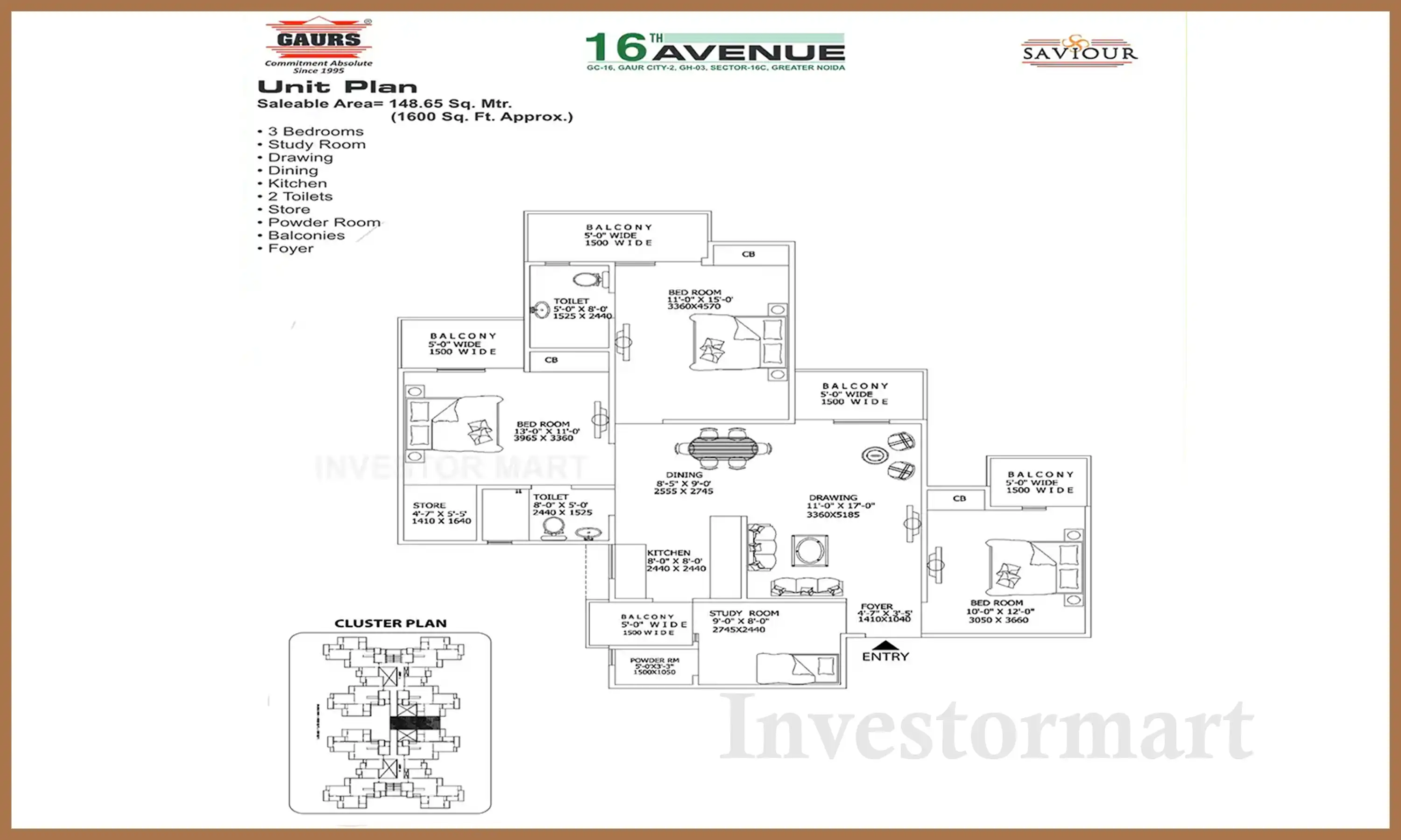 1600 Sqft