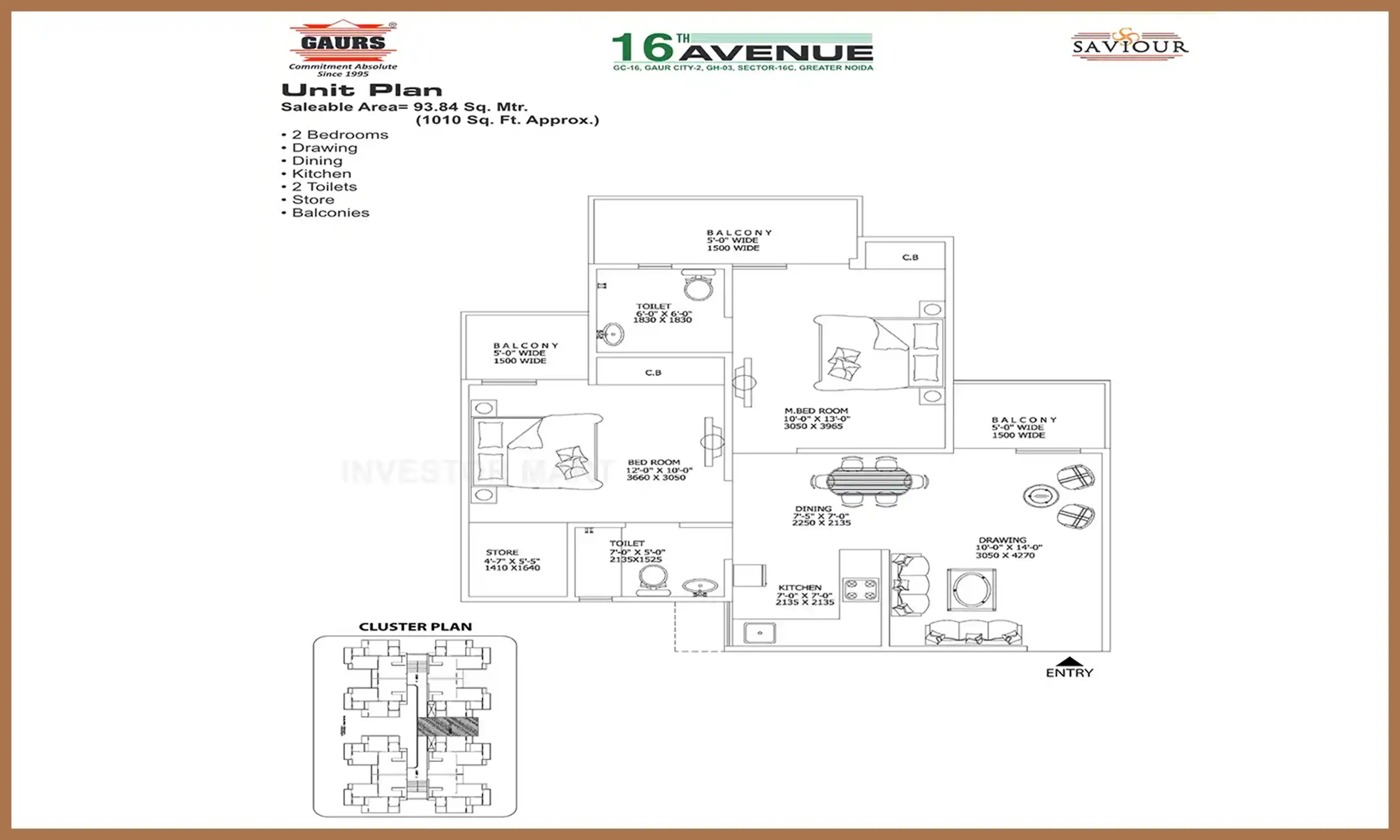 1010 Sqft