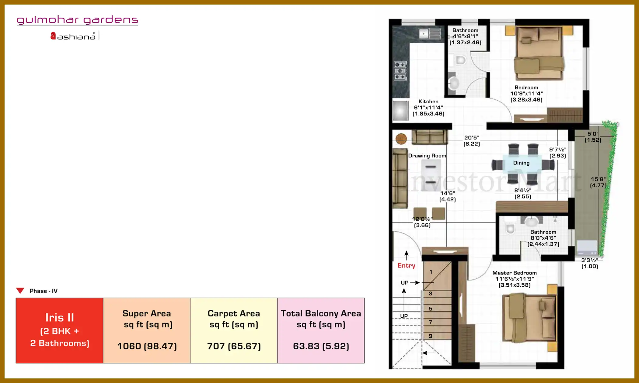 1060 Sqft