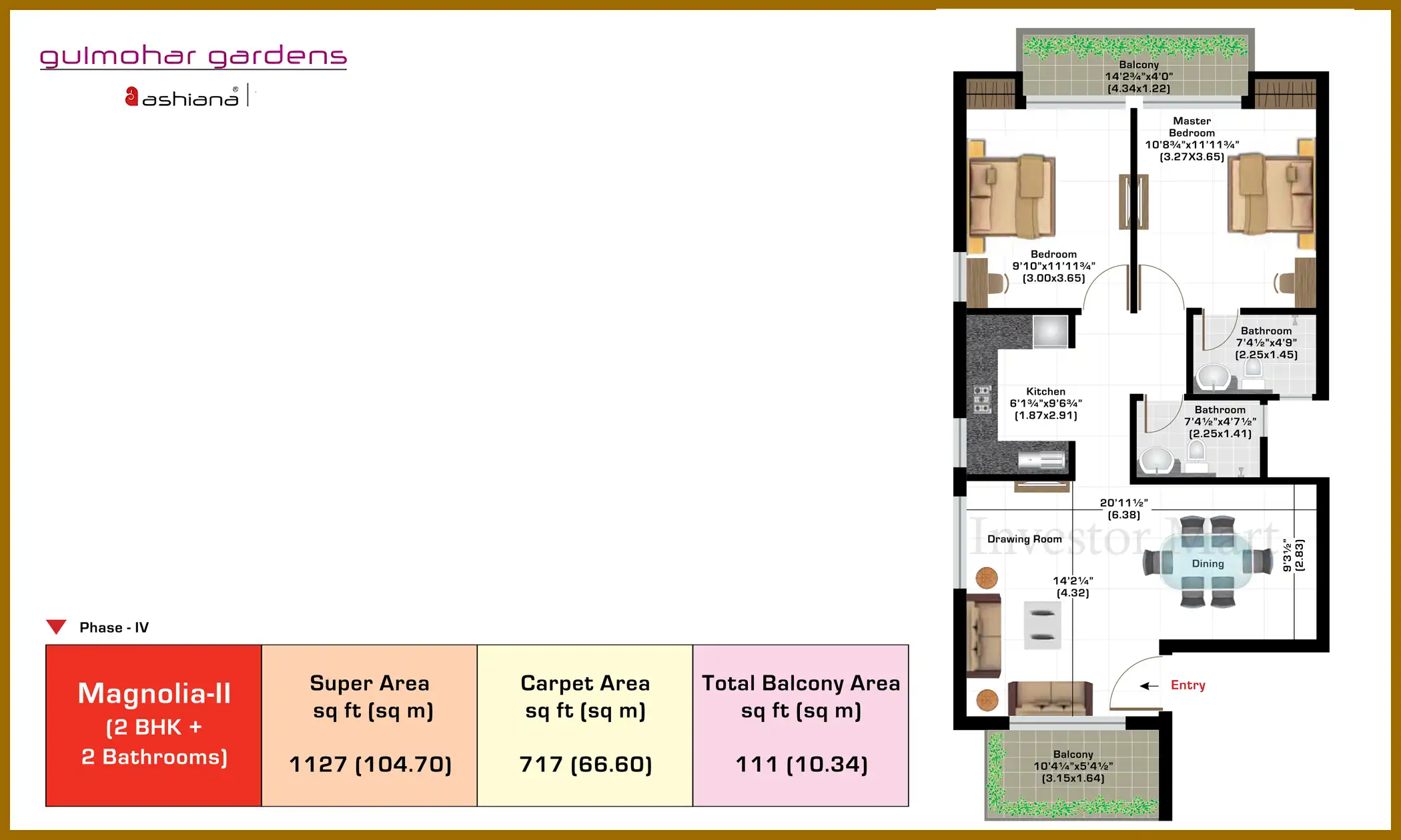 1127 Sqft