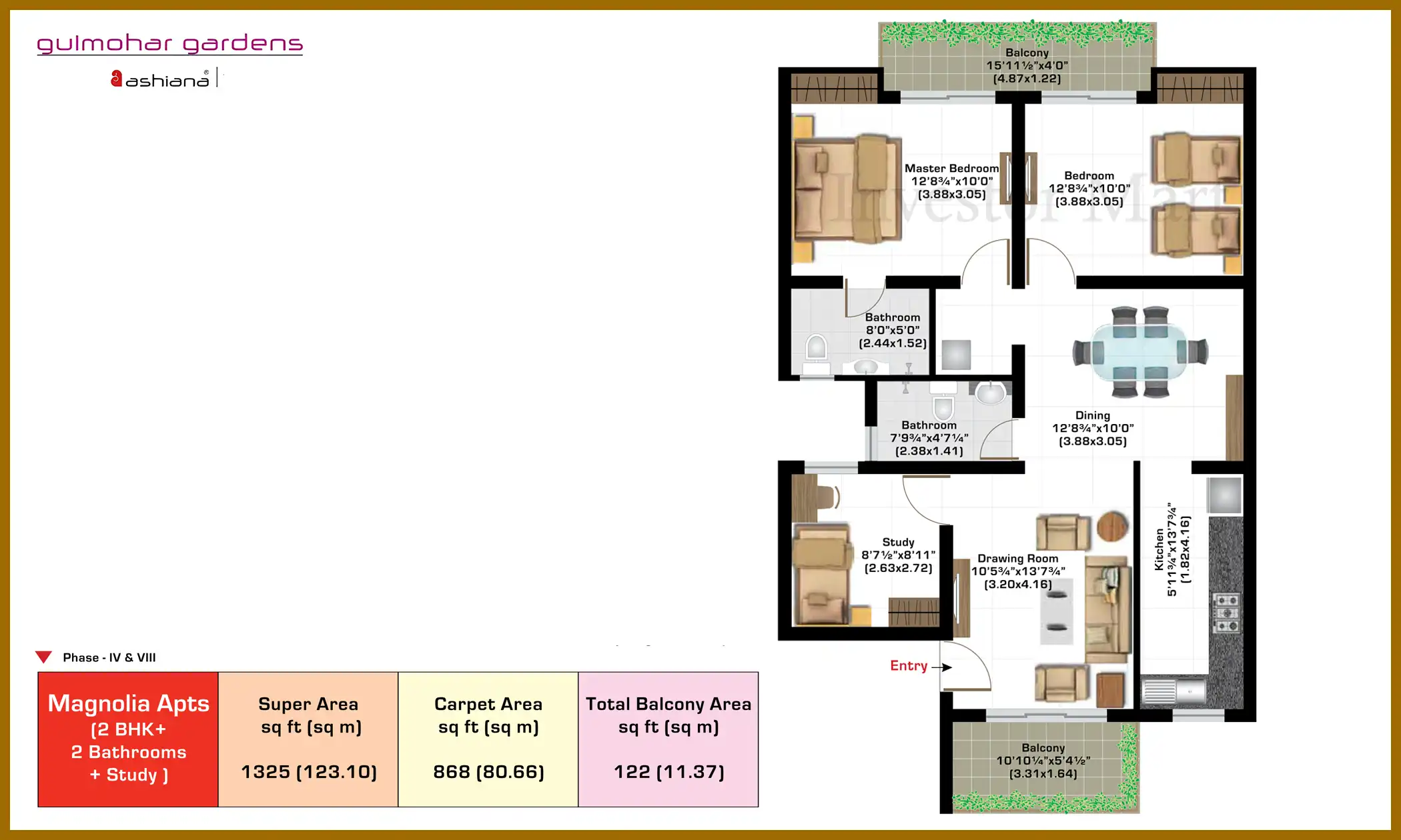 1325 Sqft