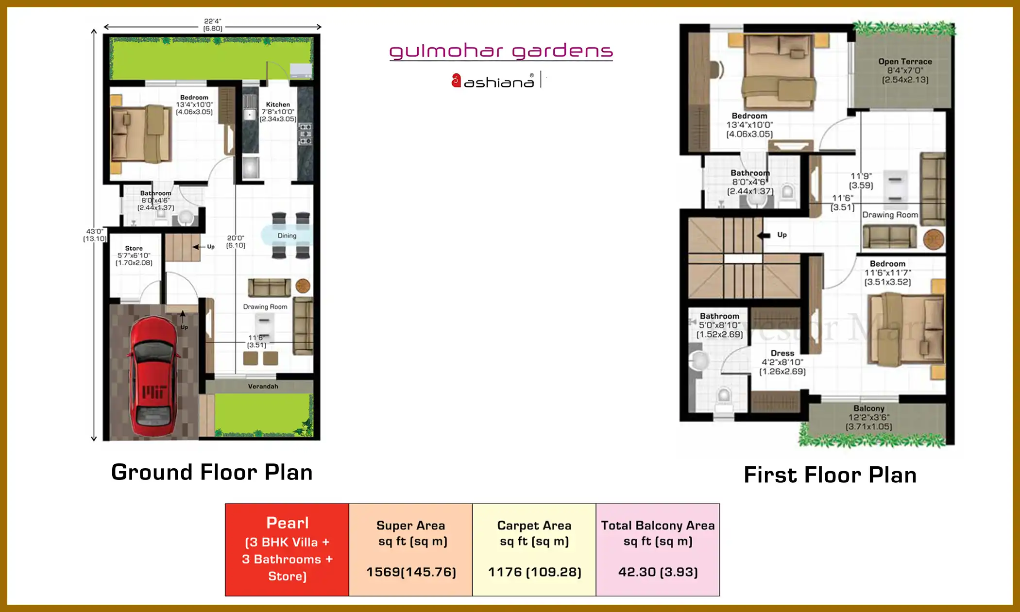 1569 Sqft