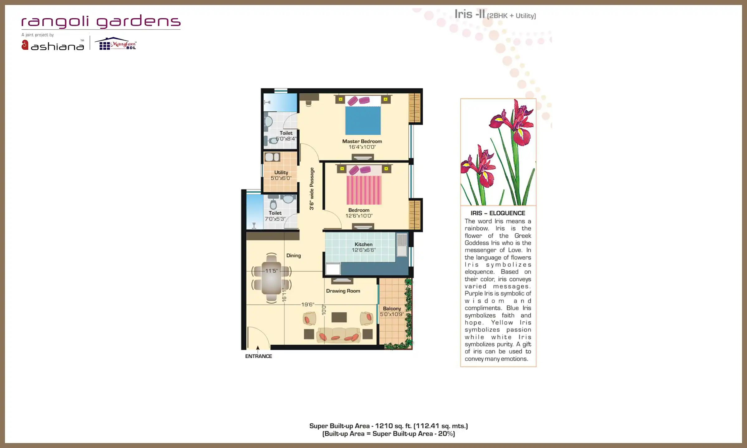 1210 Sqft