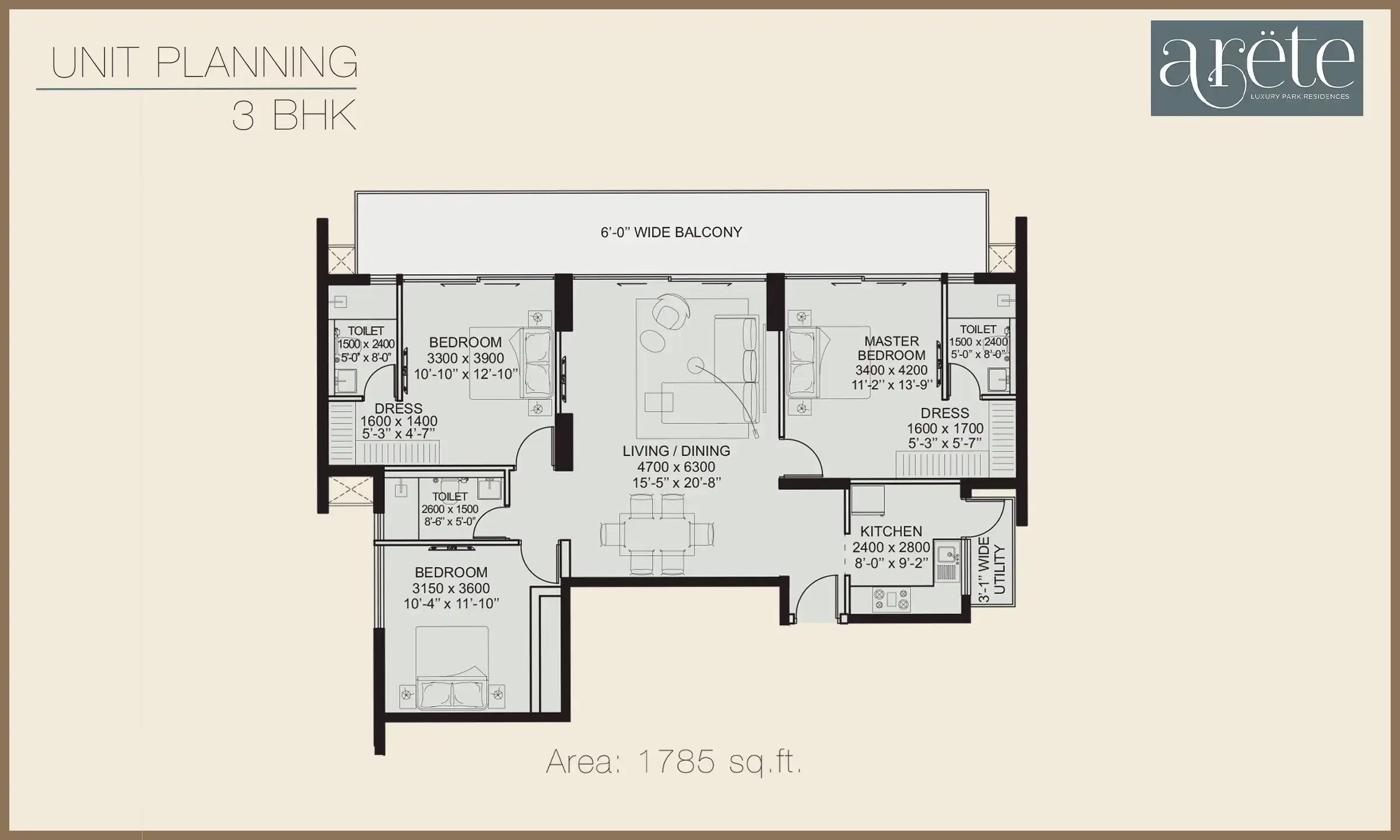 1785 Sqft