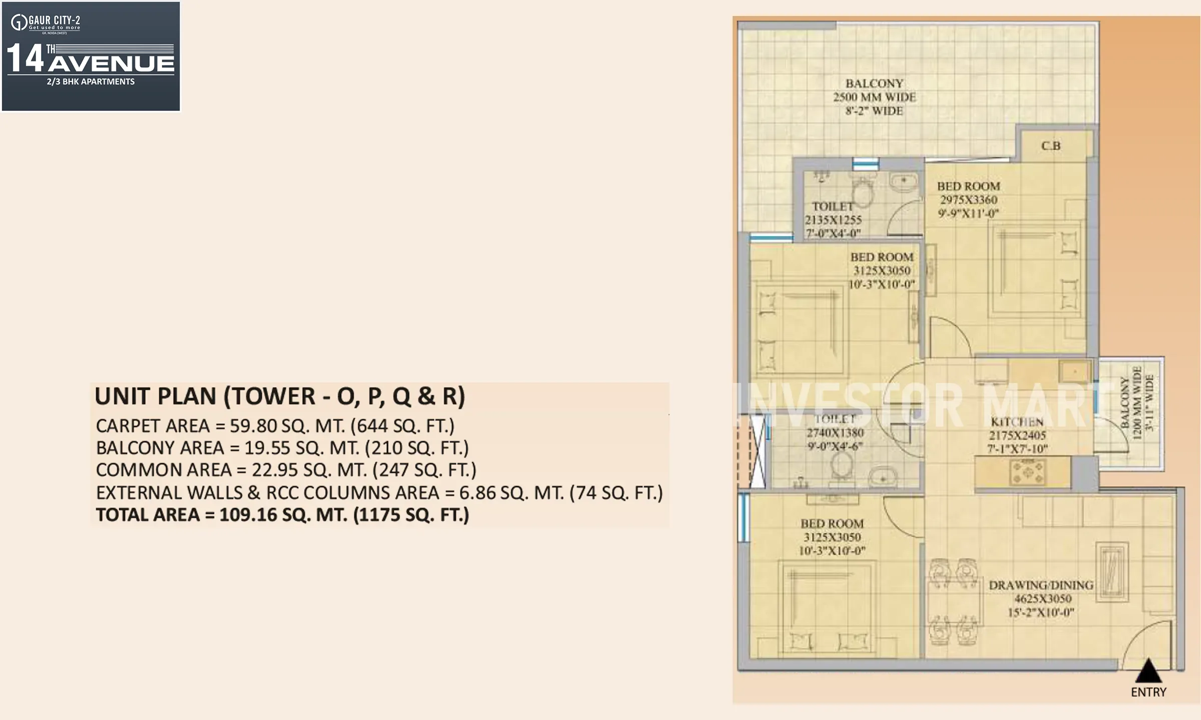 1175 Sqft