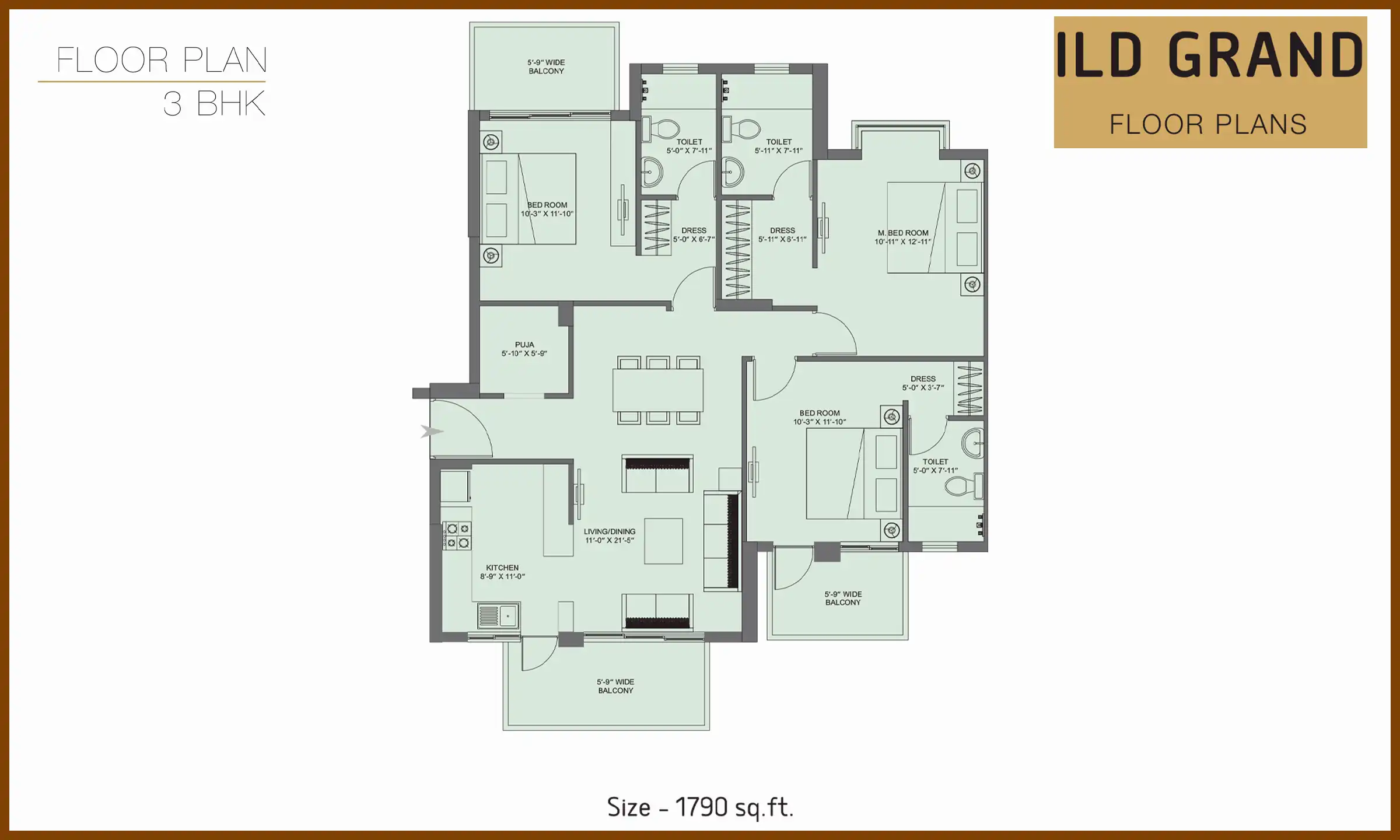 1790 Sqft