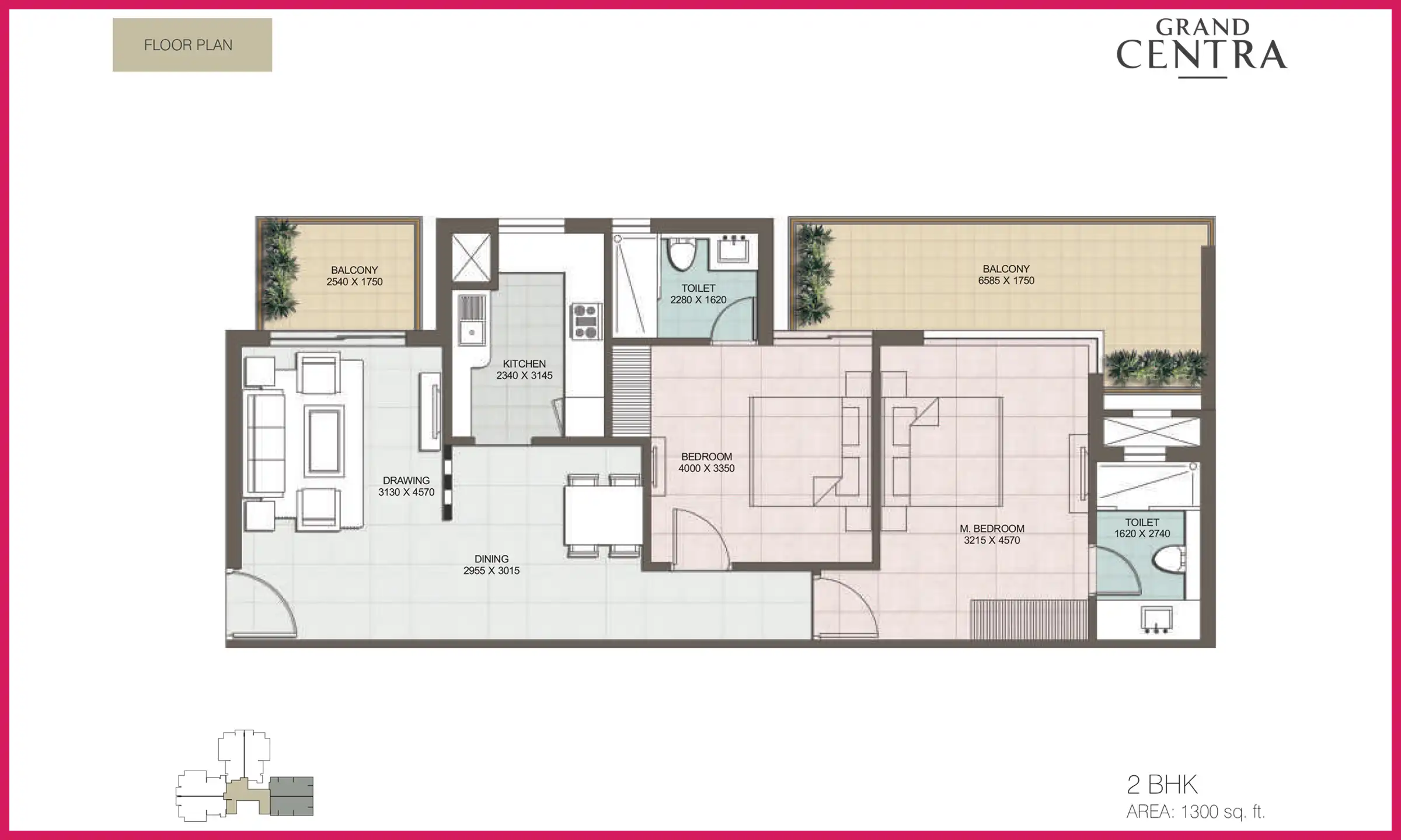 1300 Sqft